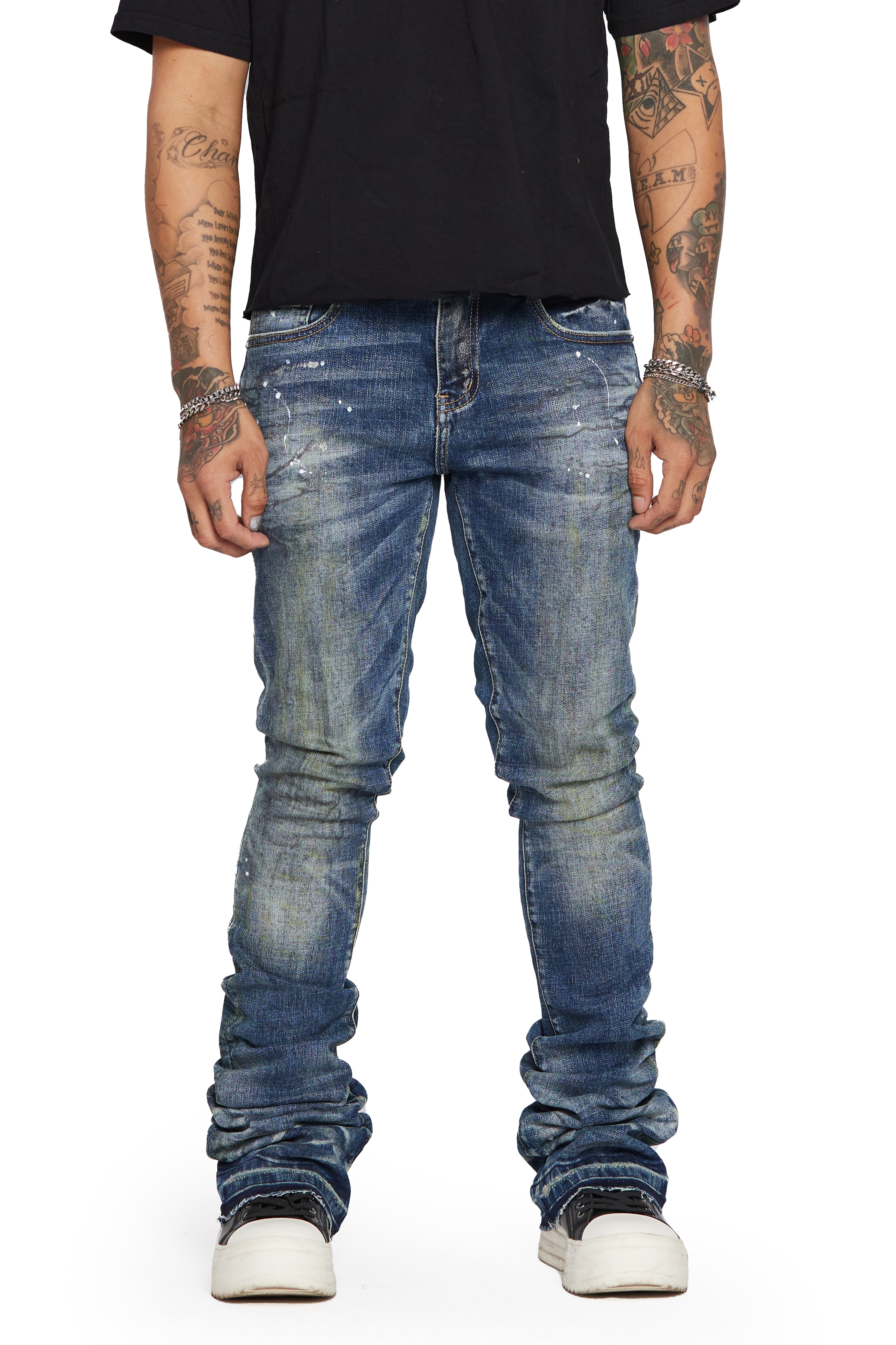 ESNTL LAB STACKED "MR. ESNTL" LT. VINTAGE