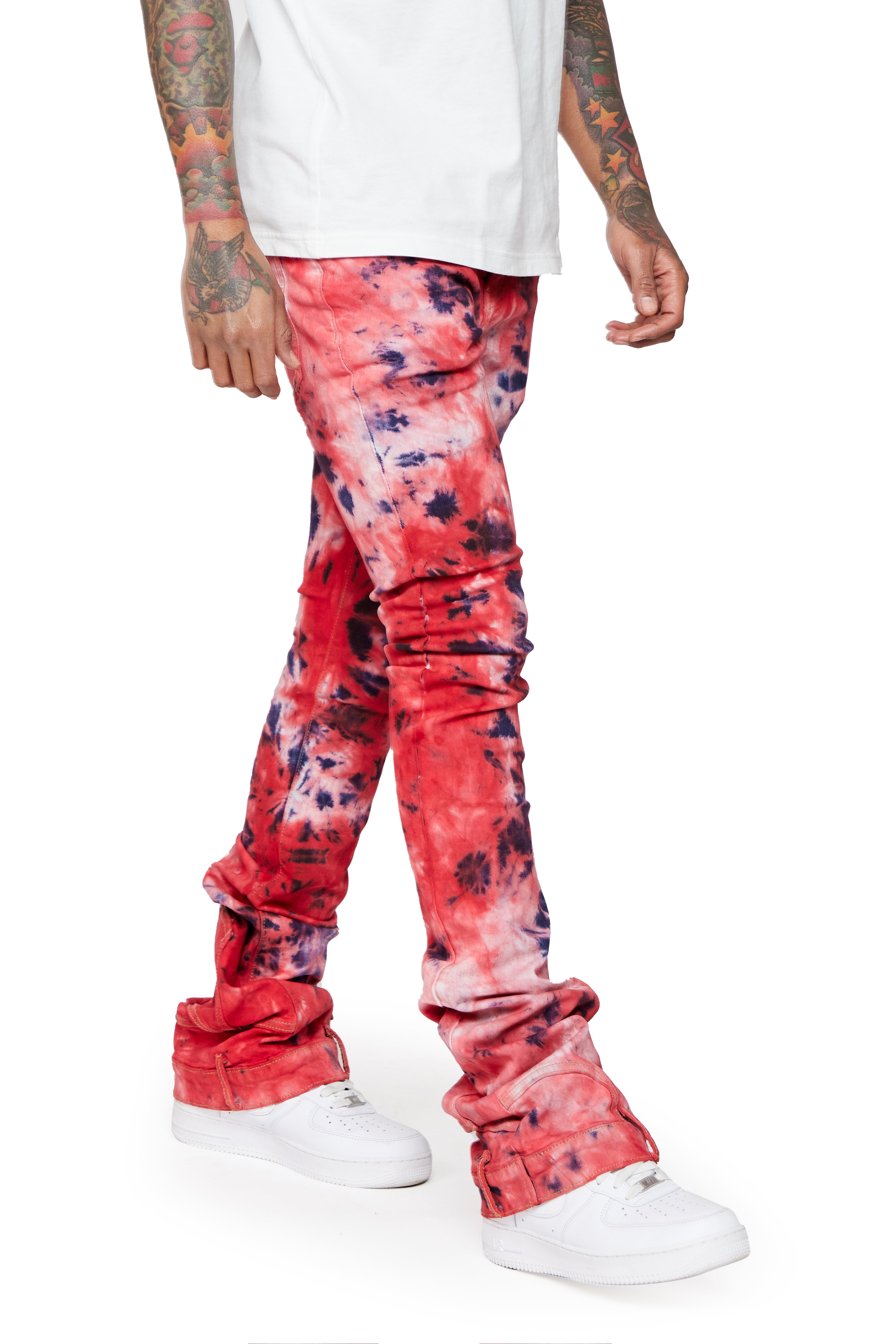 ESNTL LAB STACKED "AIRGLO" RED