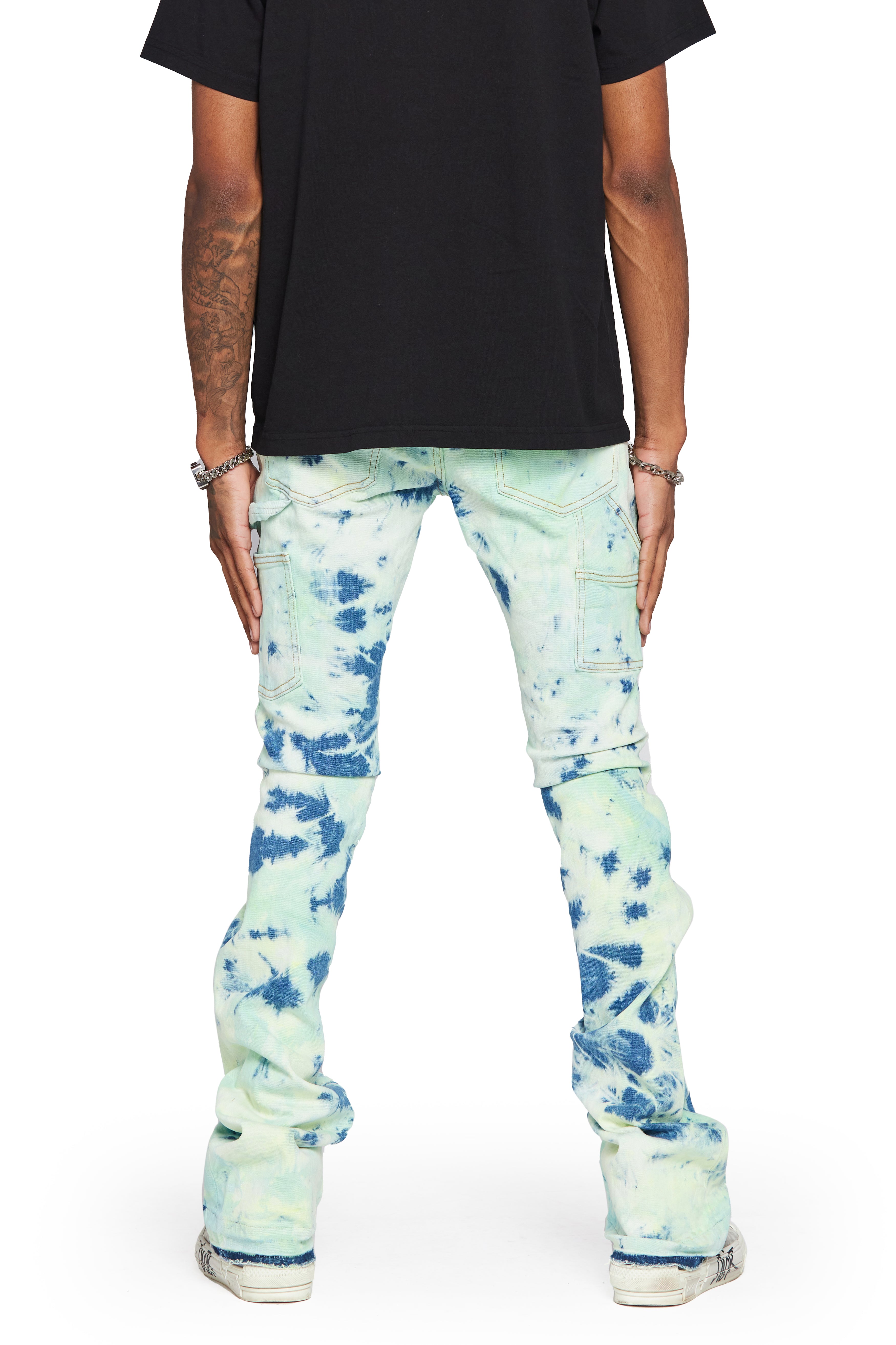 ESNTL LAB STACKED "AIRGLO" LIME GREEN