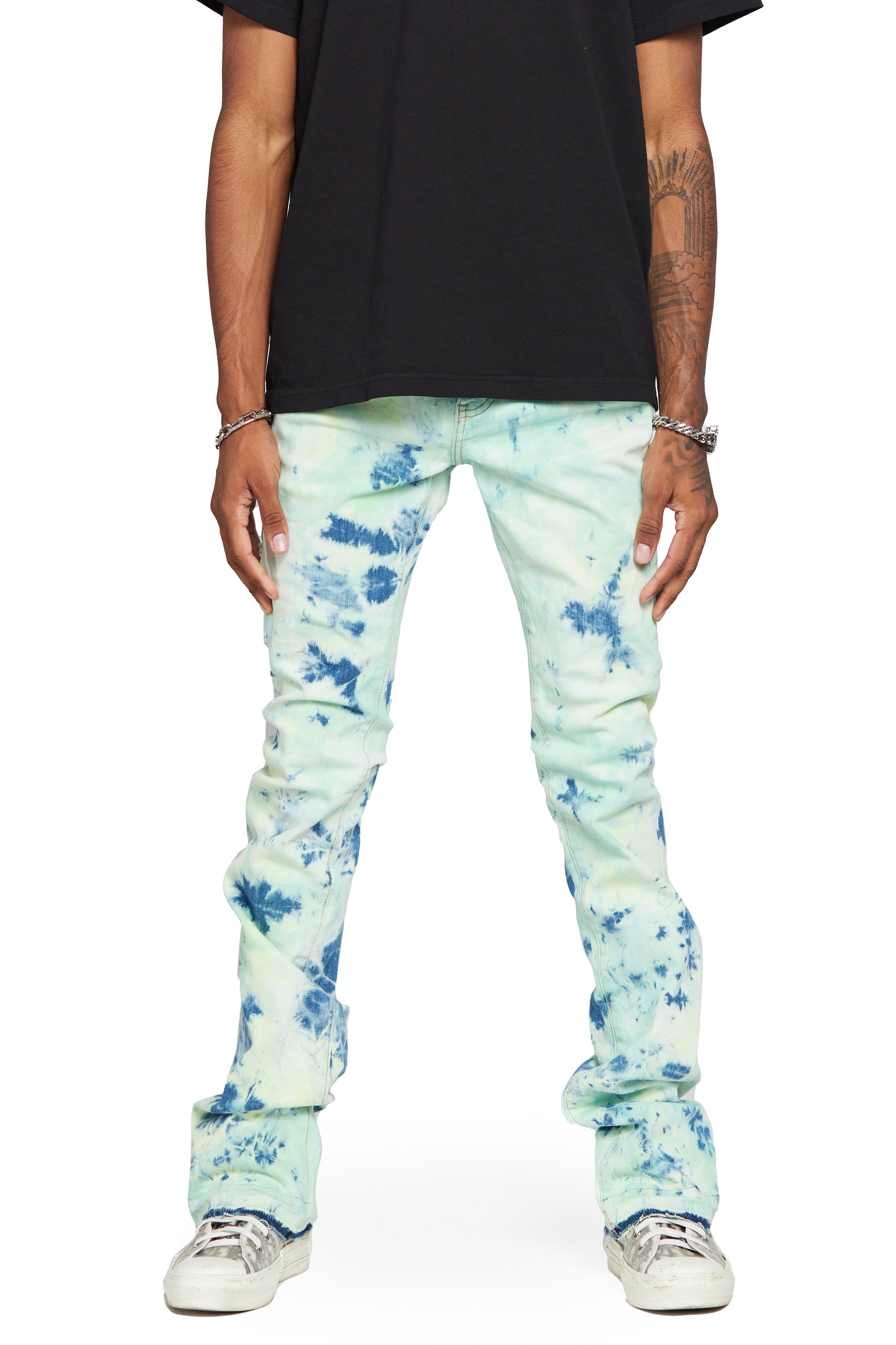 ESNTL LAB STACKED "AIRGLO" LIME GREEN