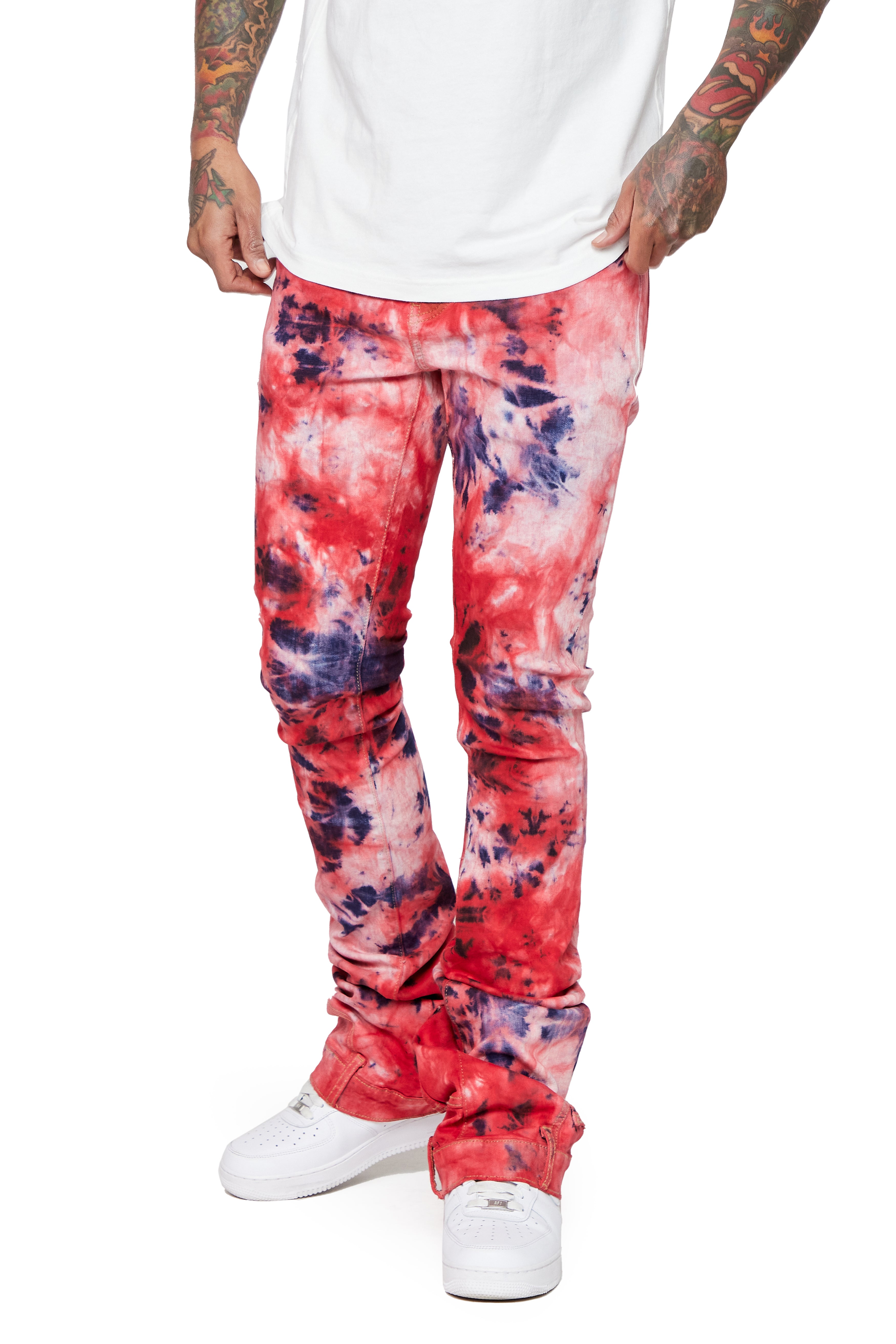 ESNTL LAB STACKED "AIRGLO" RED