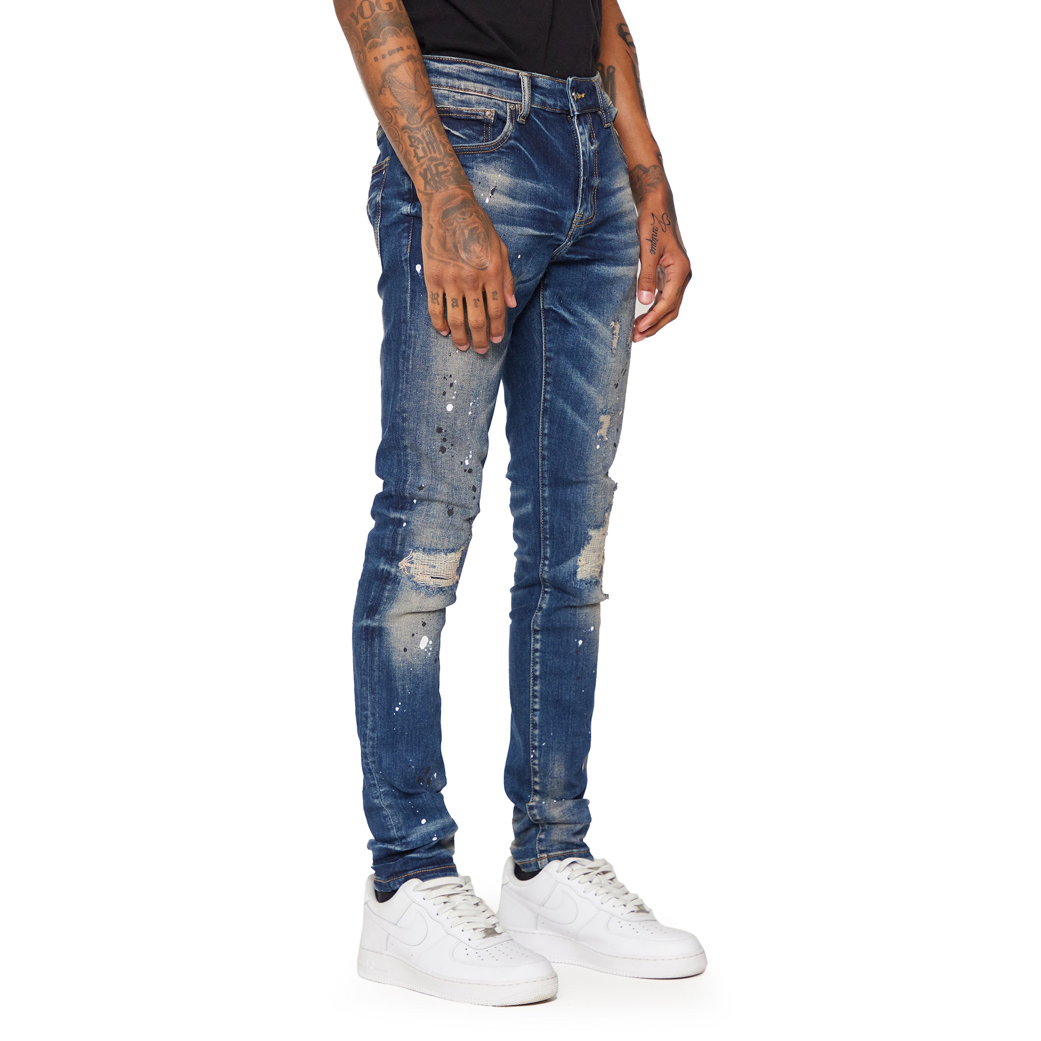 ESNTL LAB JEANS "RADIOACTIVE" DARK BLUE