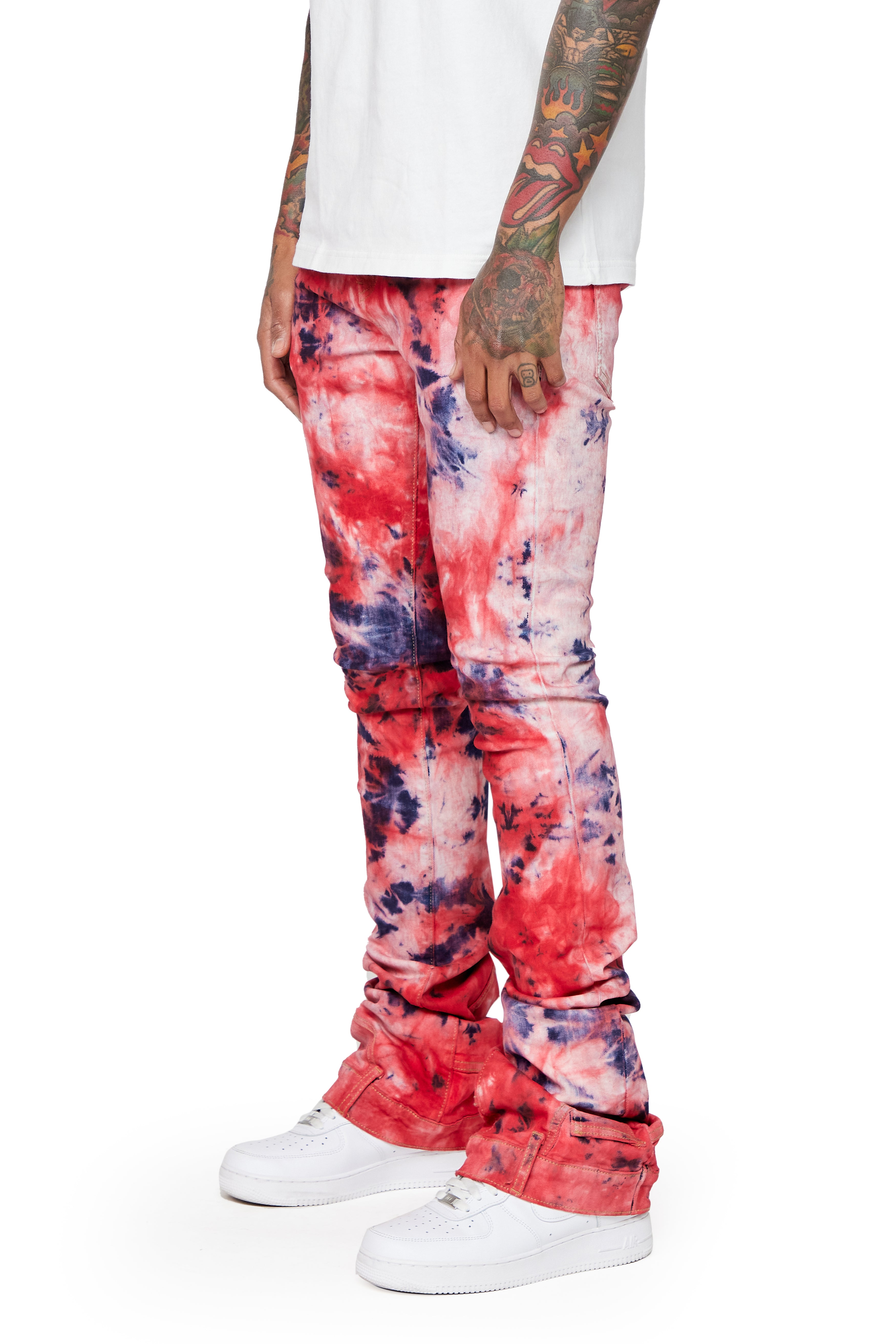 ESNTL LAB STACKED "AIRGLO" RED