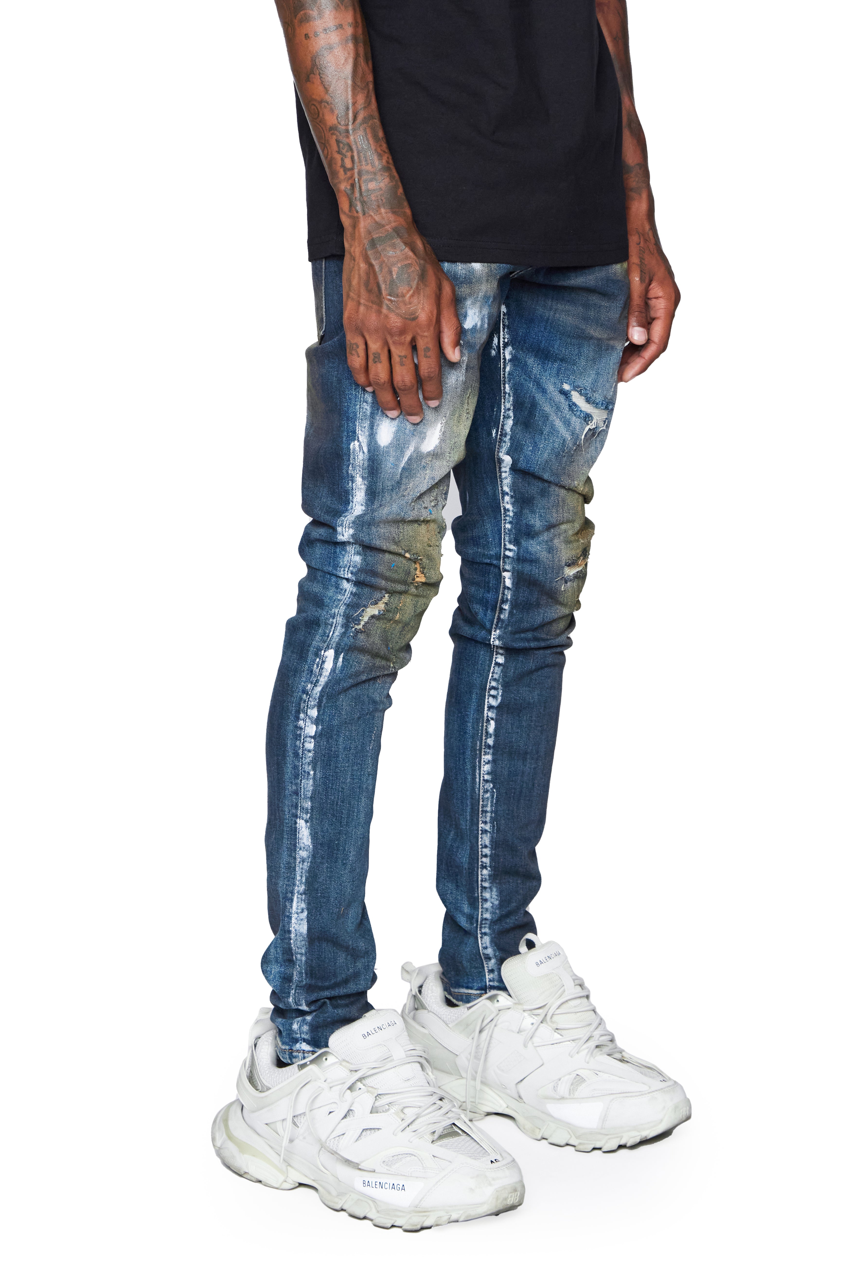 ESNTL LAB JEANS "MAJOR" DIRTY WASH