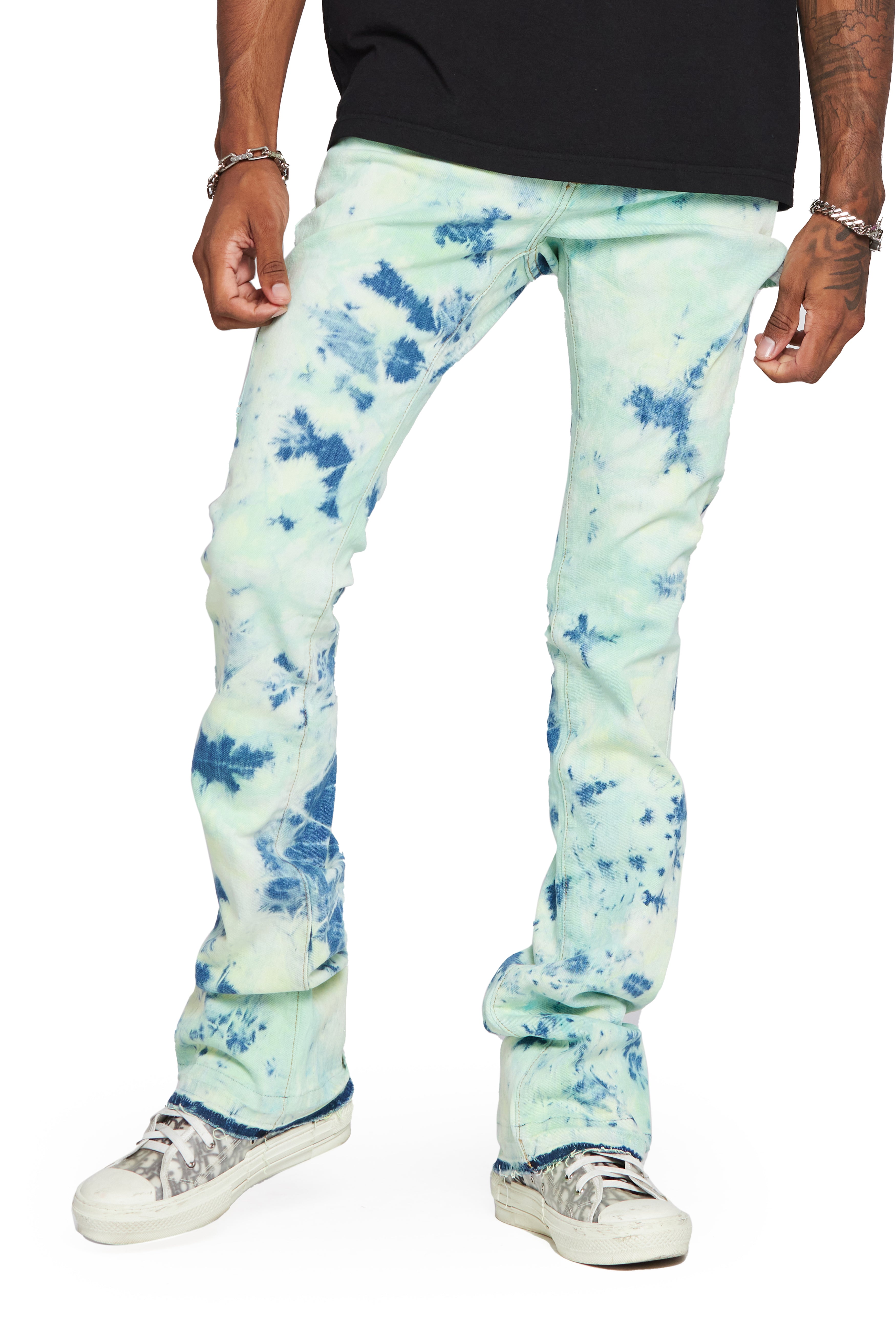 ESNTL LAB STACKED "AIRGLO" LIME GREEN