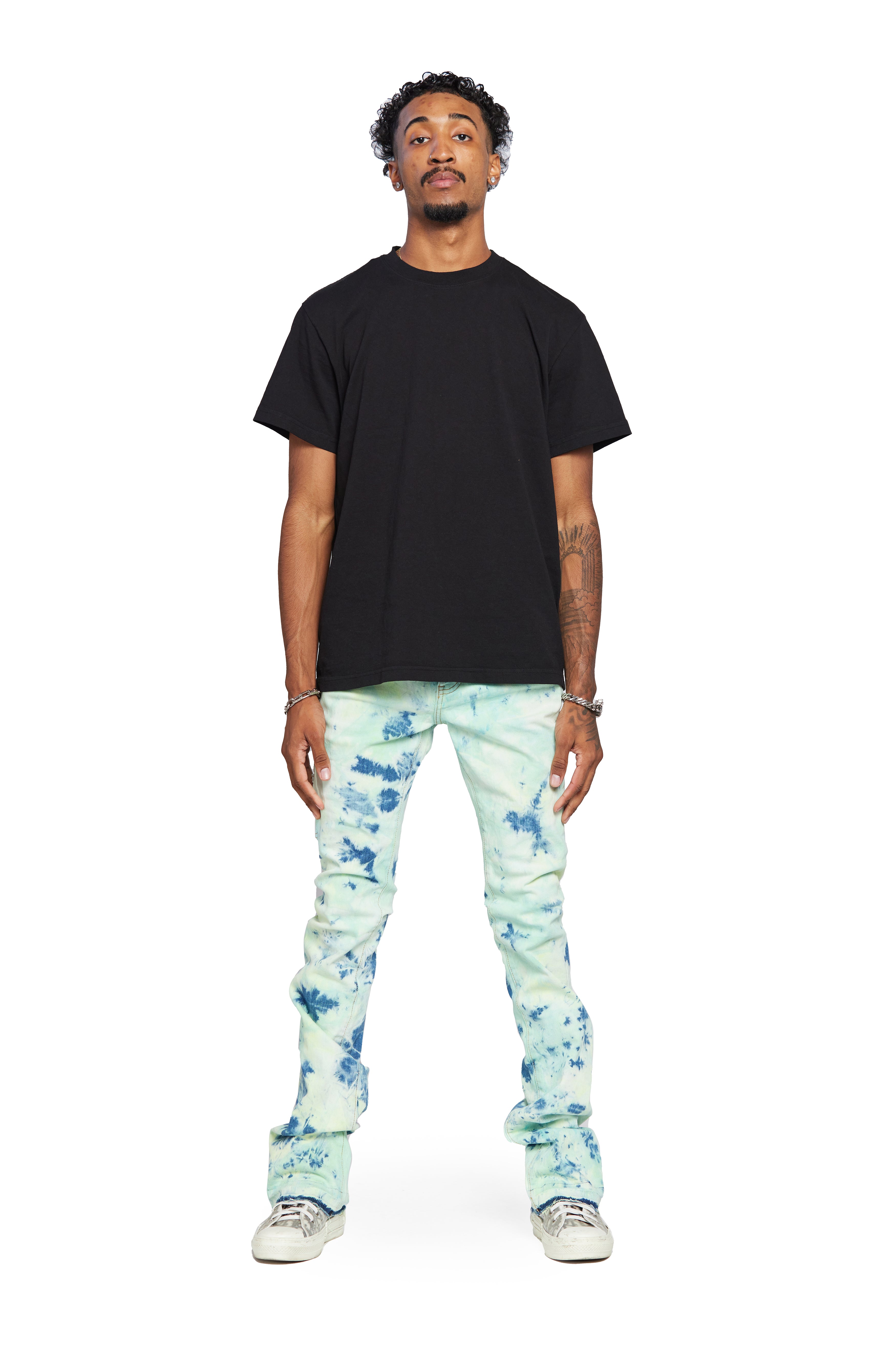 ESNTL LAB STACKED "AIRGLO" LIME GREEN