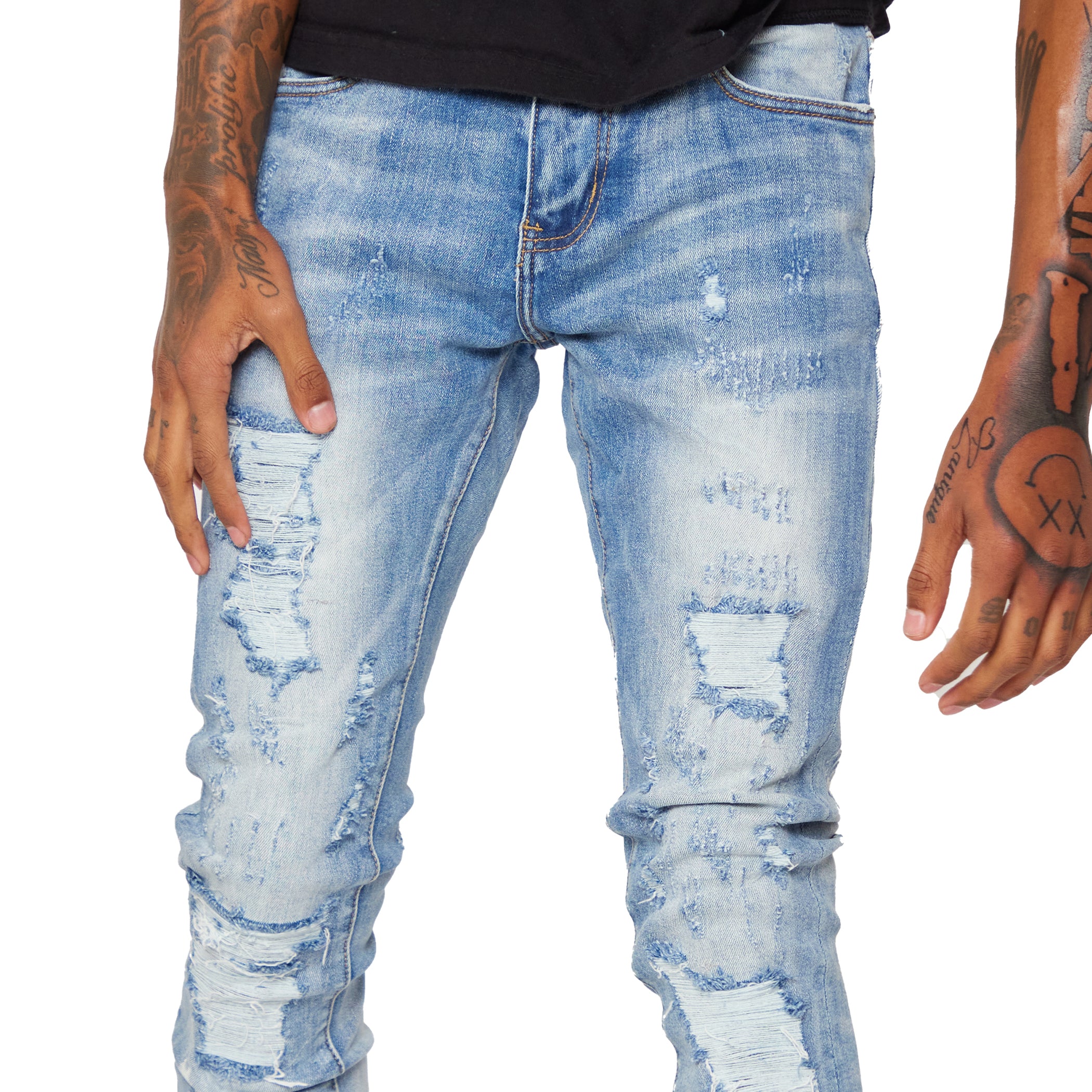 ESNTL LAB JEANS "CEASE" BLUE