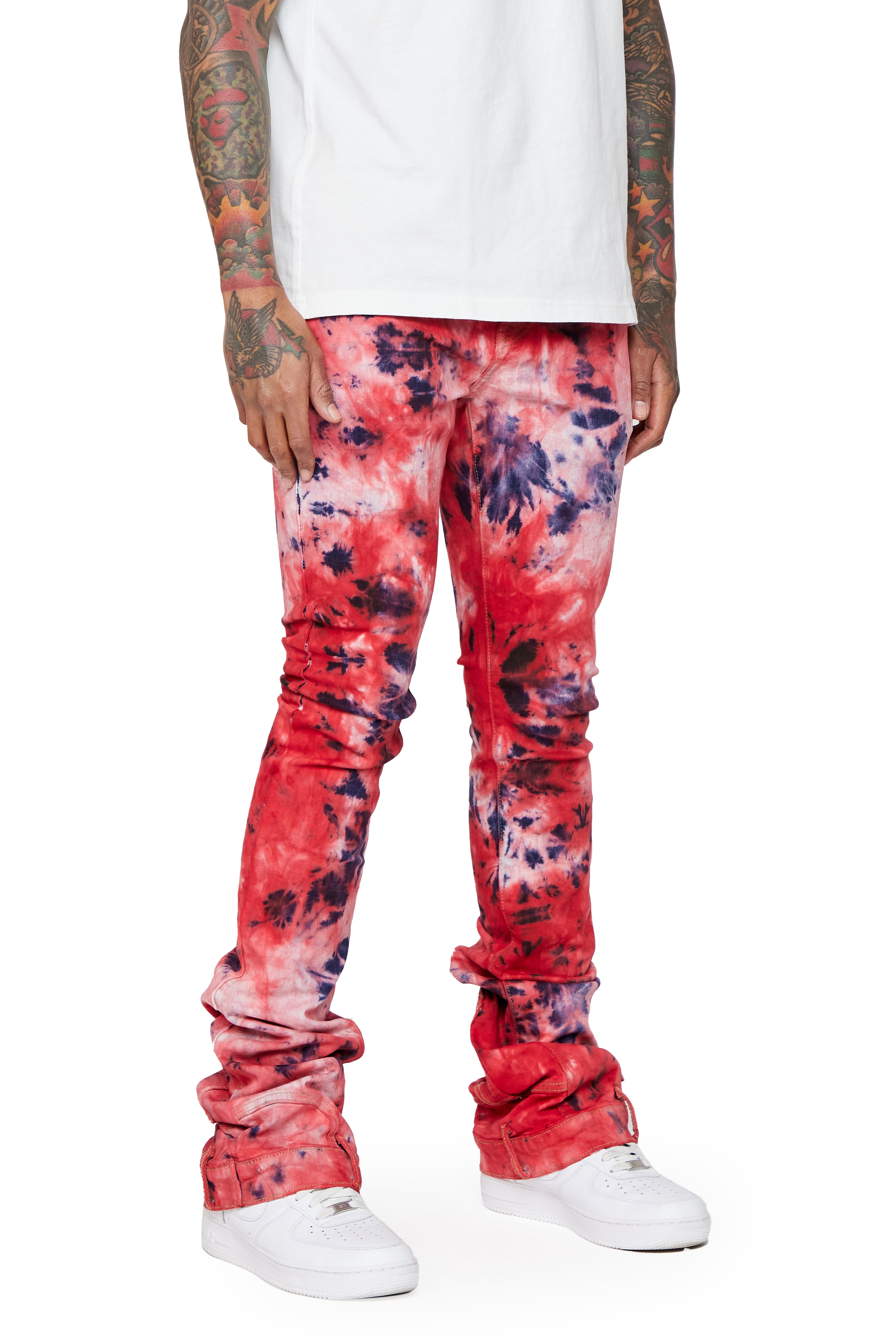 ESNTL LAB STACKED "AIRGLO" RED