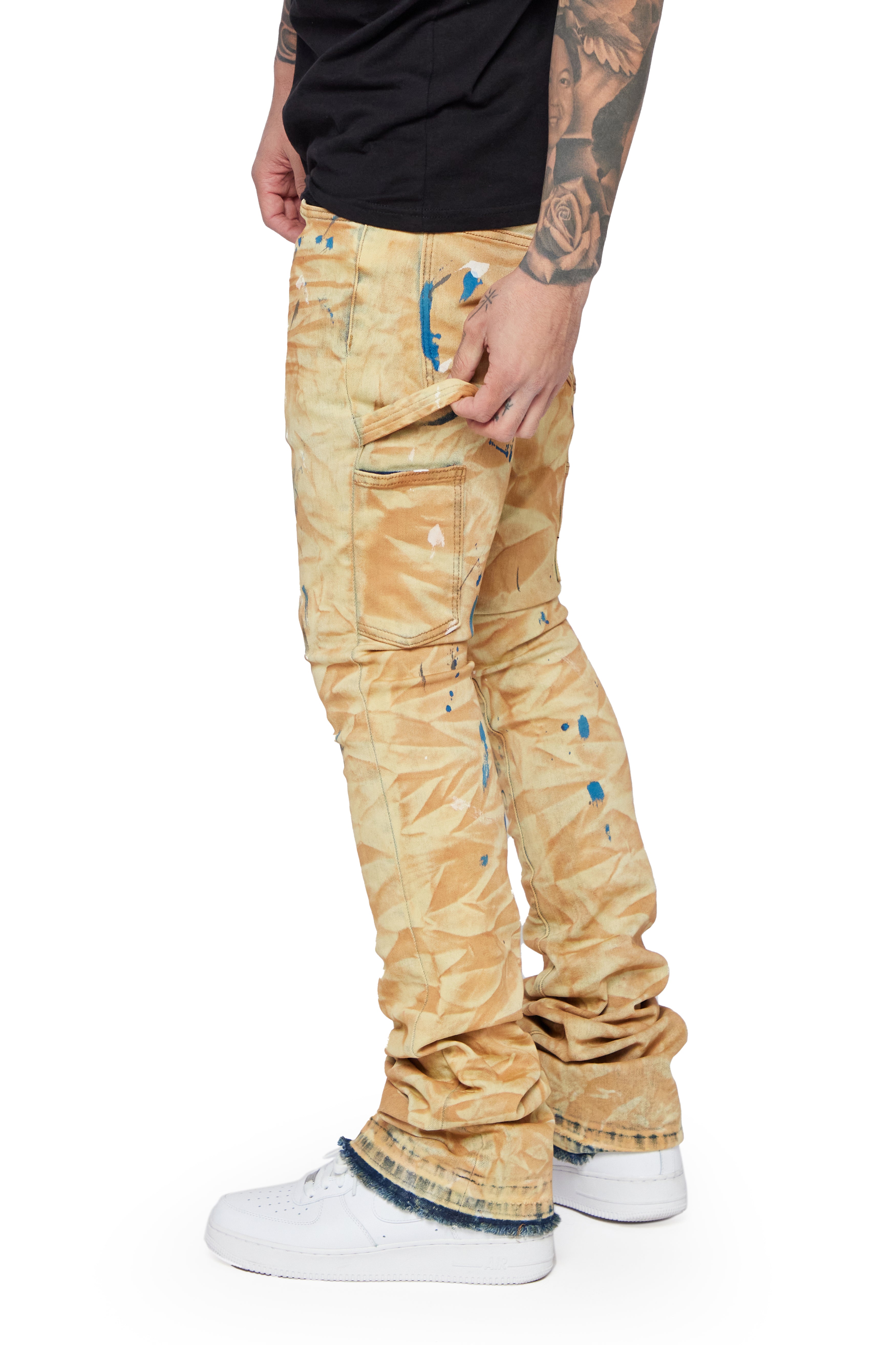 ESNTL LAB STACKED "DUBAI" SAND WASH