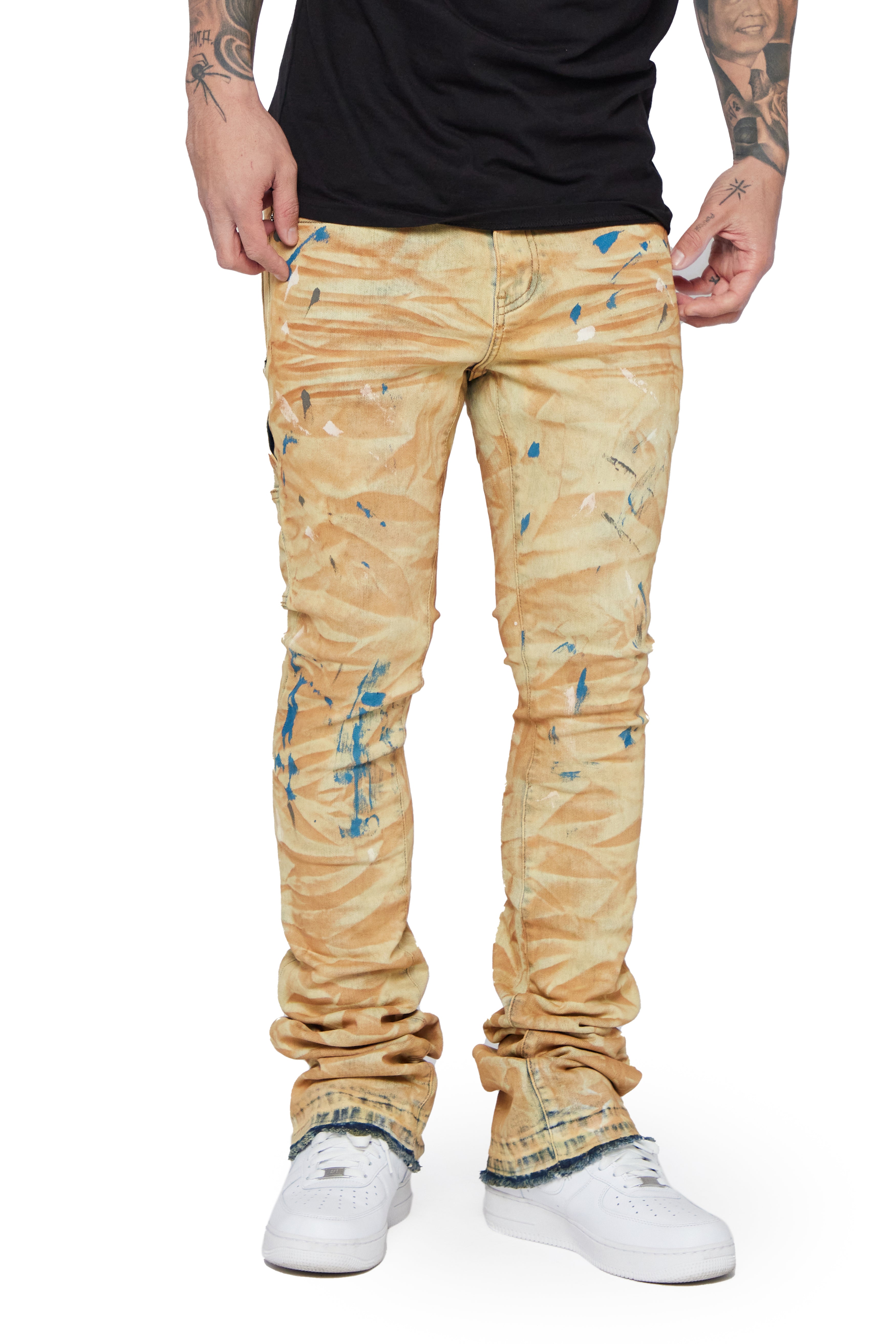 ESNTL LAB STACKED "DUBAI" SAND WASH