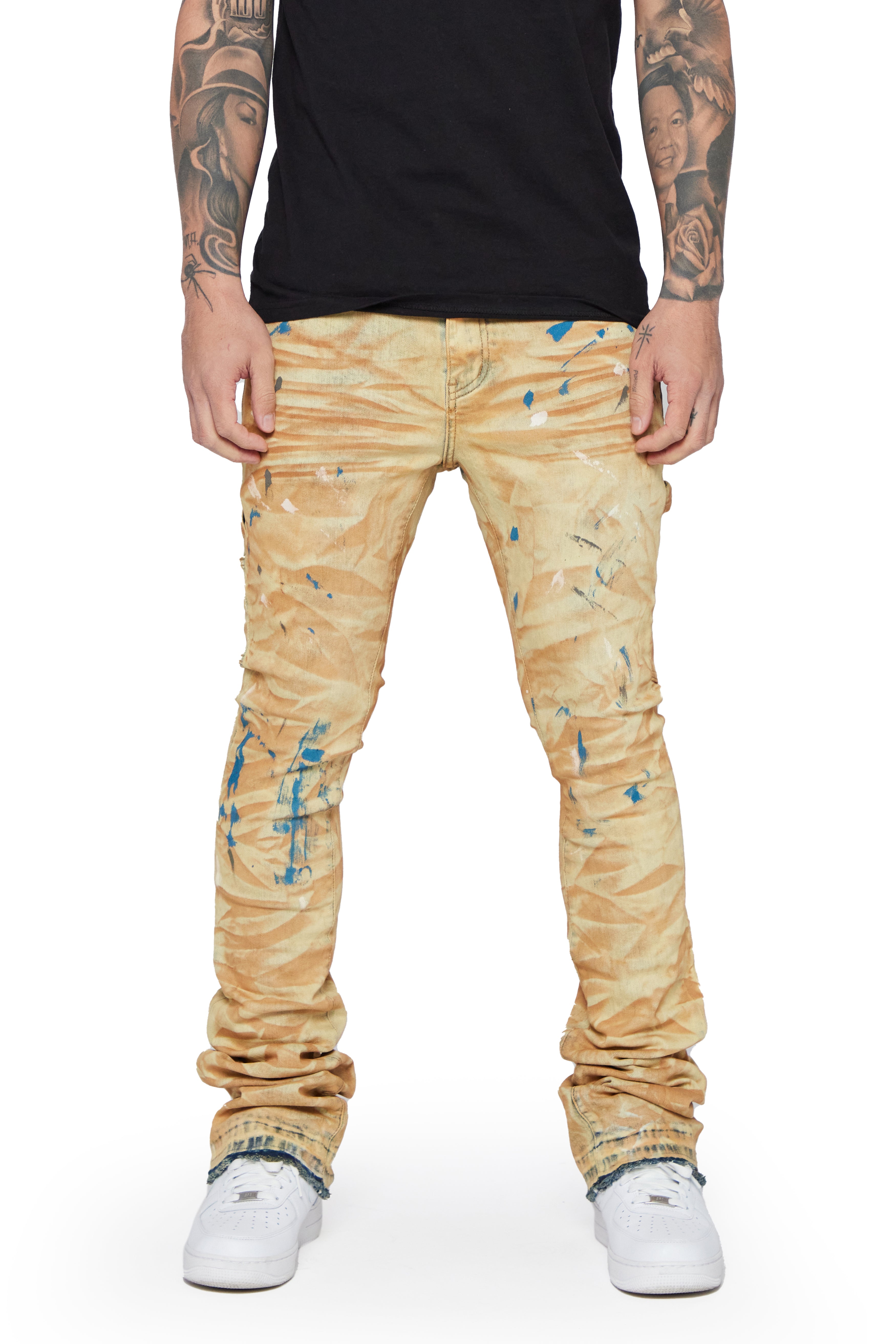 ESNTL LAB STACKED "DUBAI" SAND WASH