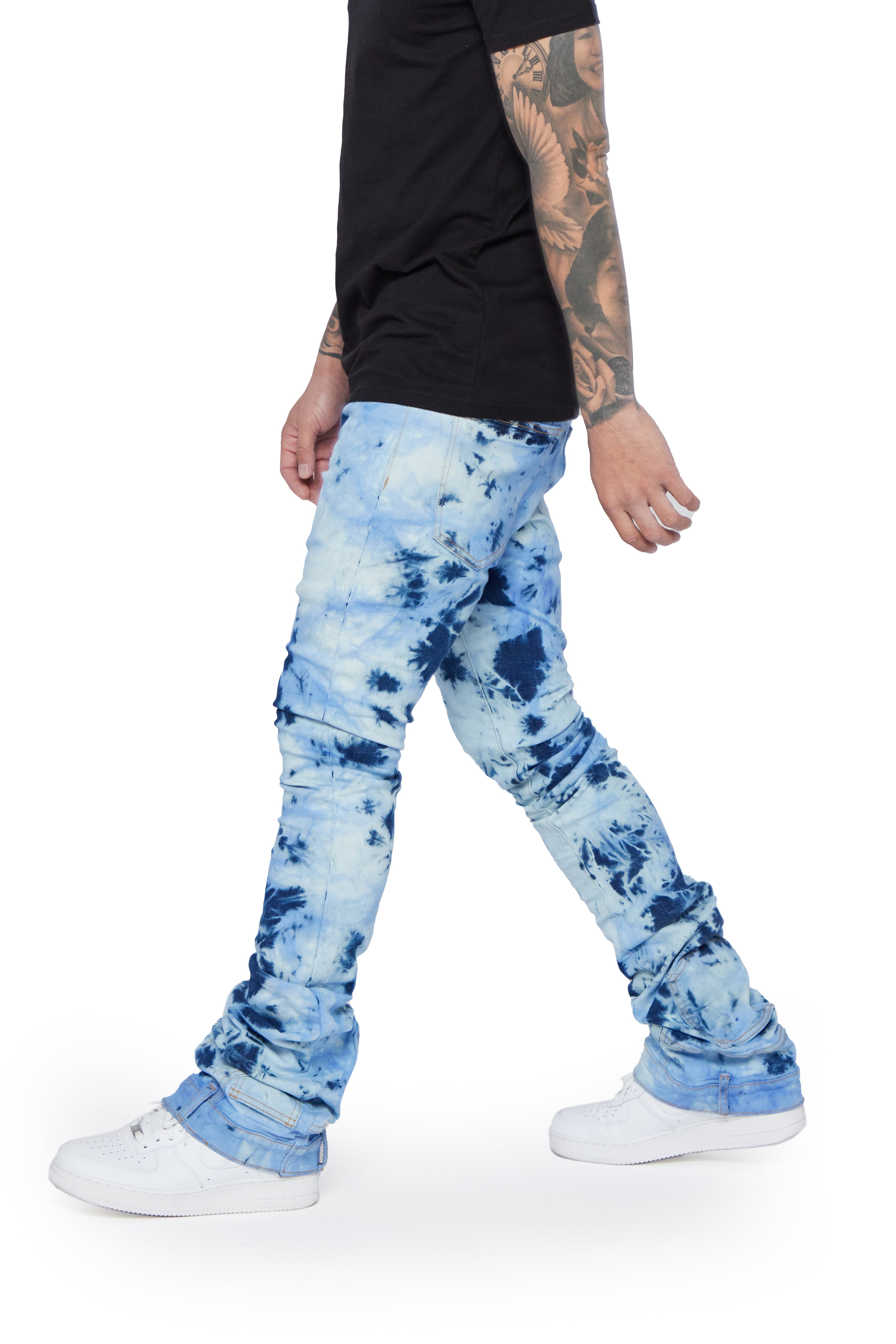 ESNTL LAB STACKED "AIRGLO" BLUE