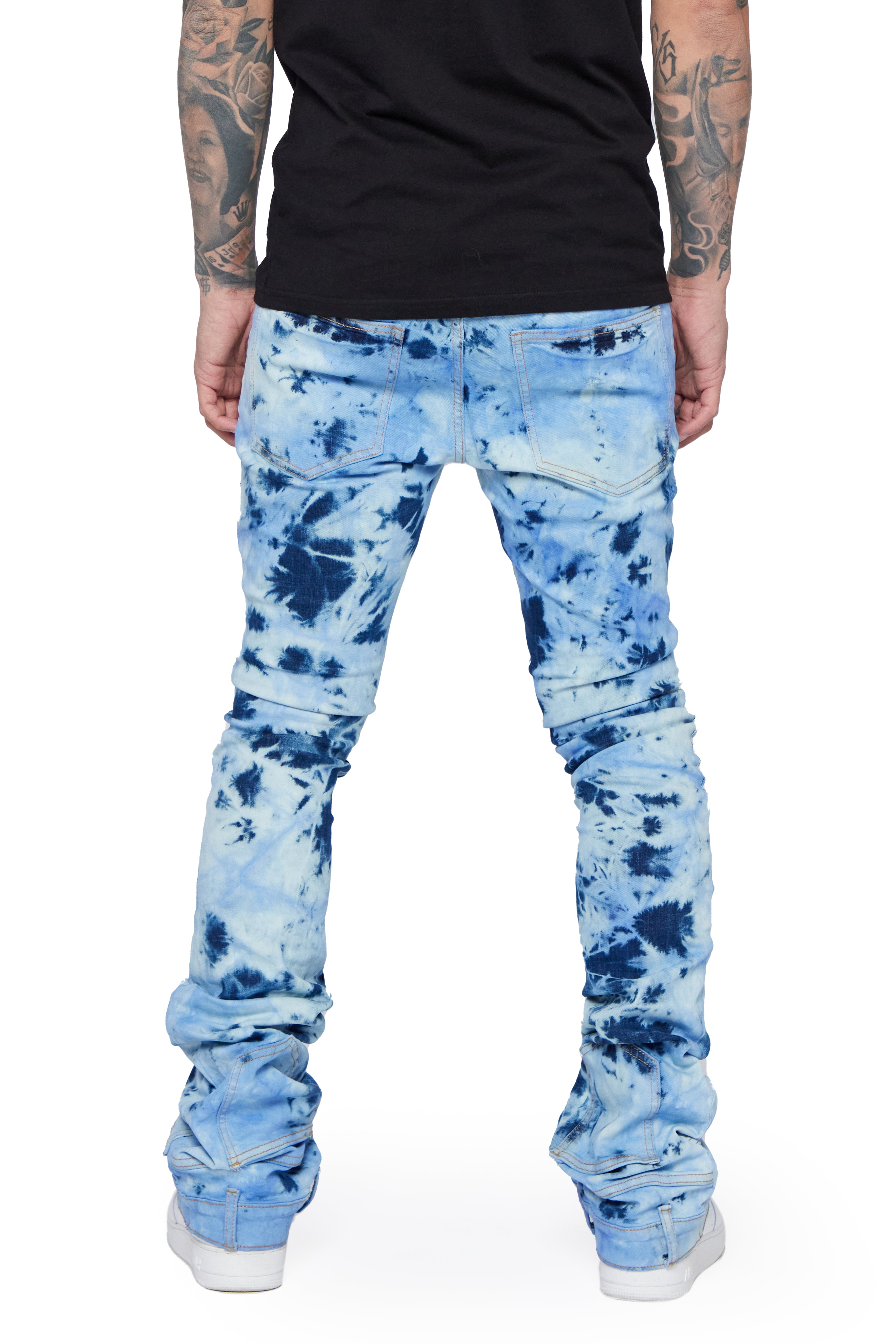 ESNTL LAB STACKED "AIRGLO" BLUE