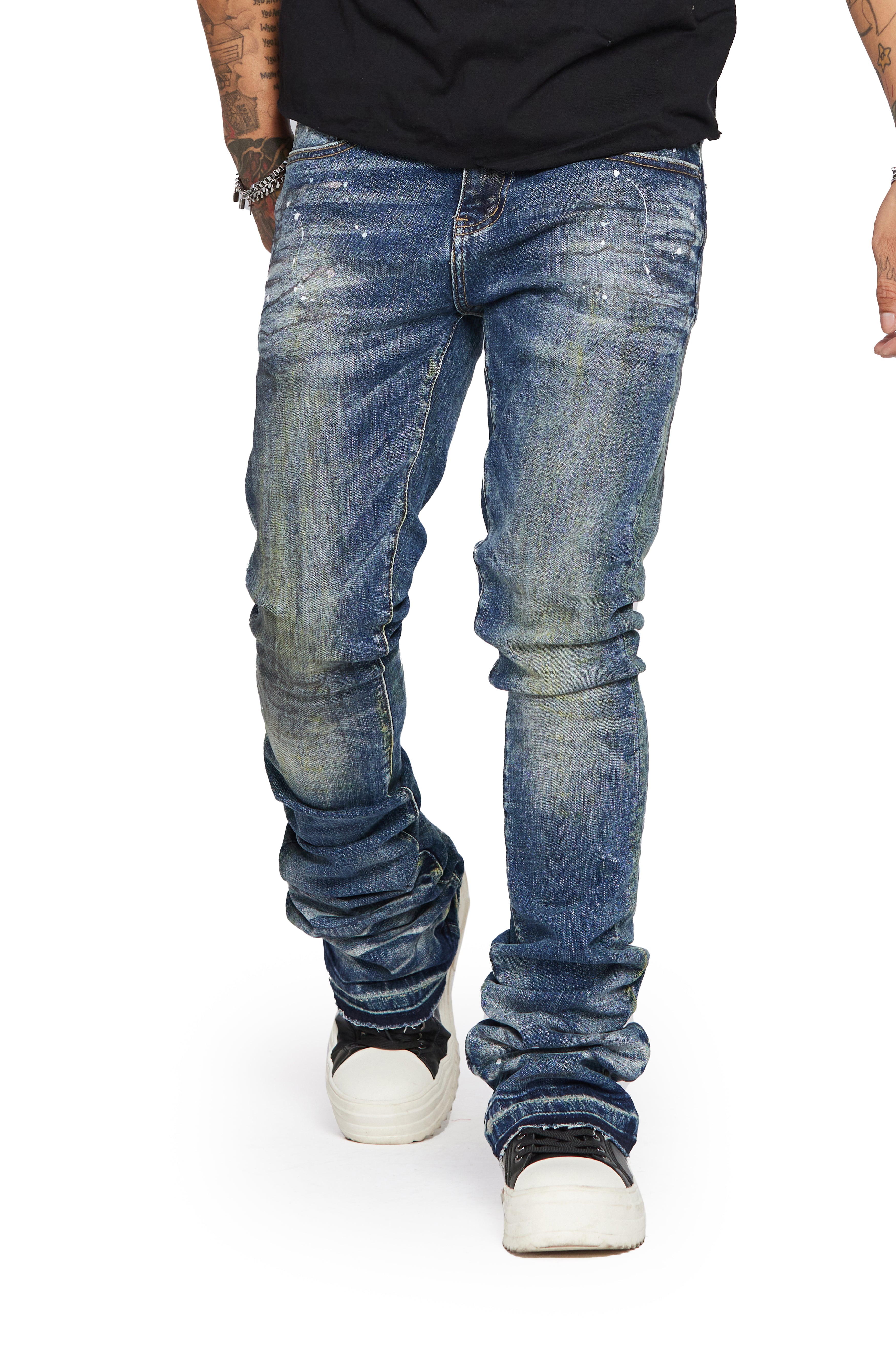 ESNTL LAB STACKED "MR. ESNTL" LT. VINTAGE