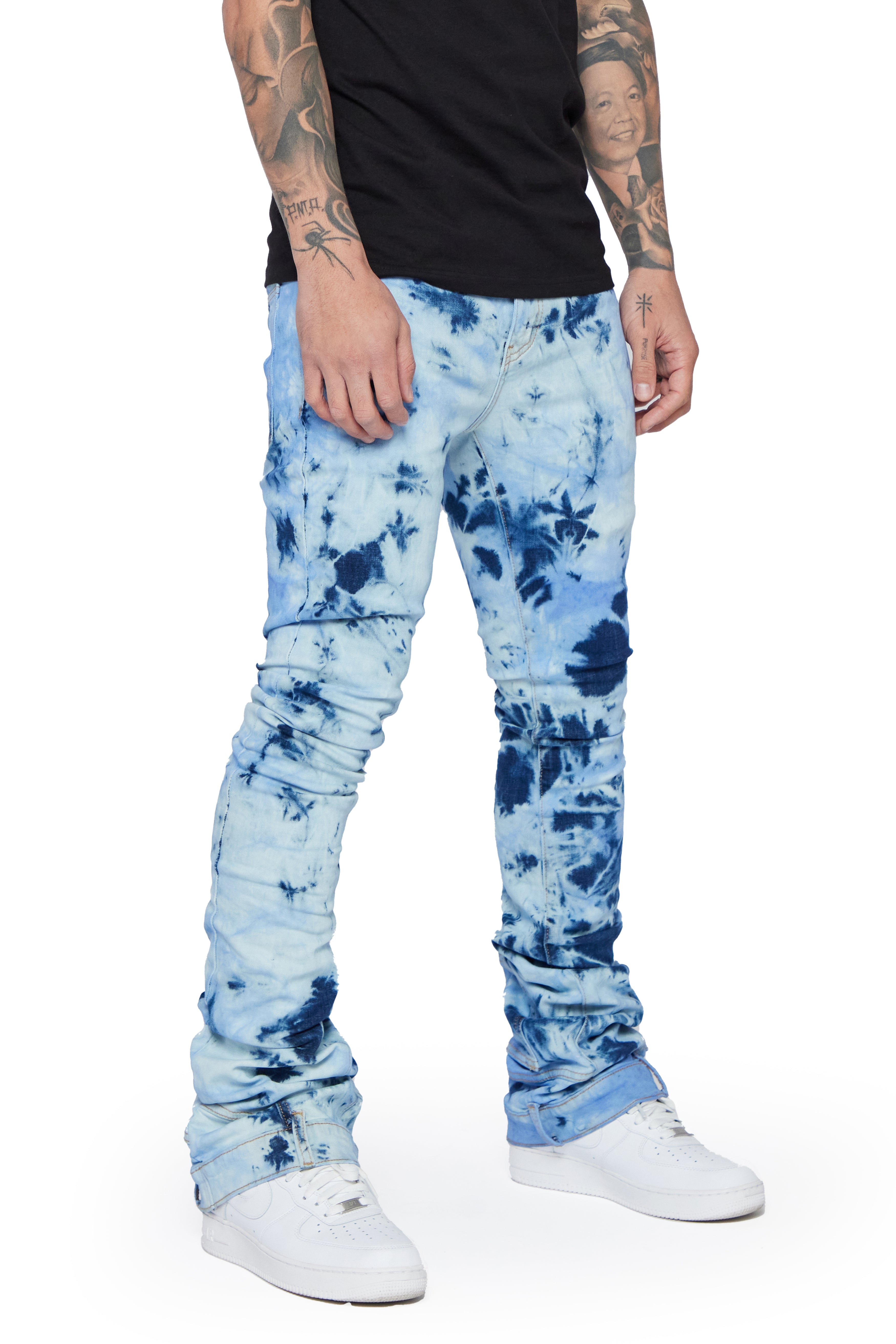 ESNTL LAB STACKED "AIRGLO" BLUE