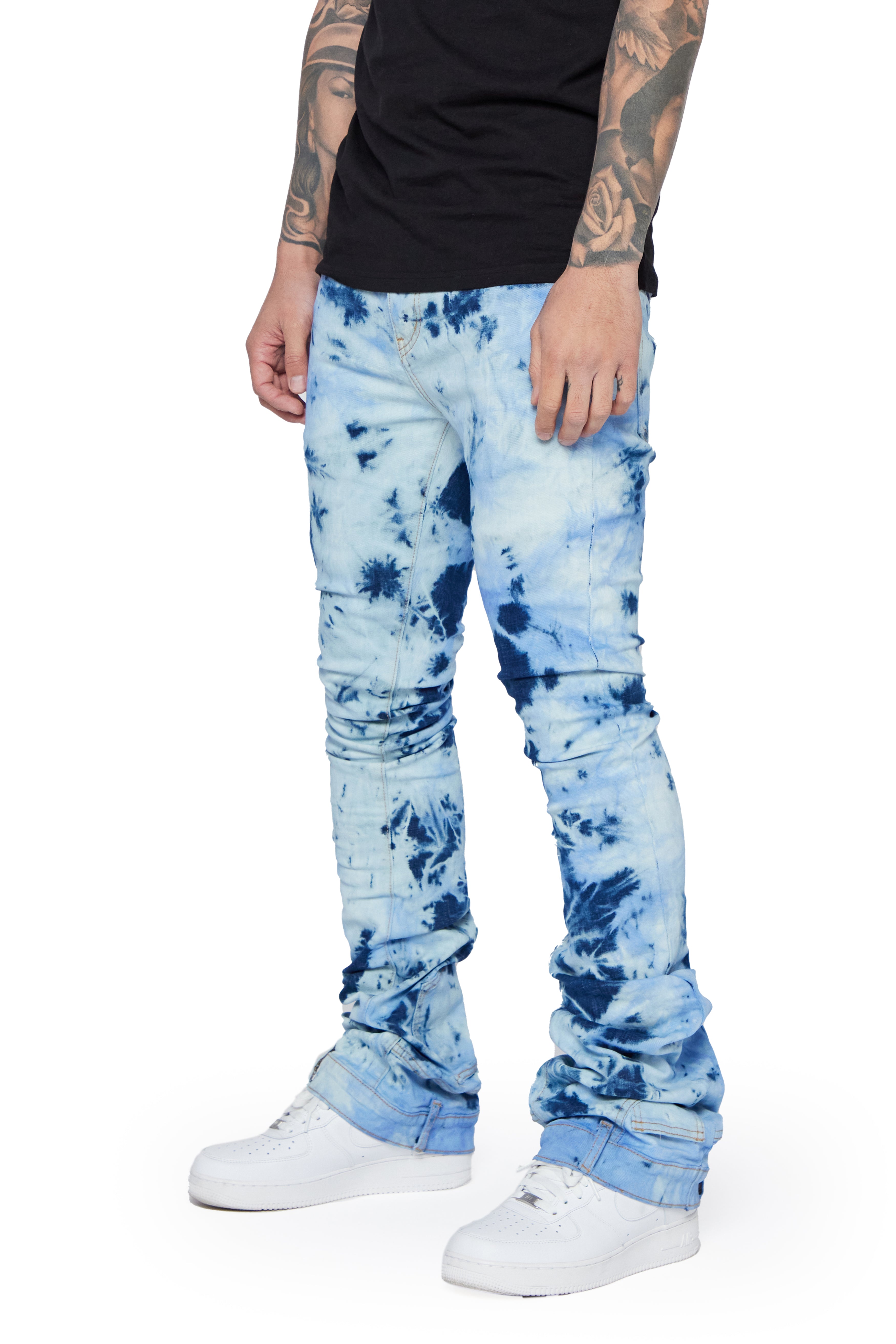 ESNTL LAB STACKED "AIRGLO" BLUE