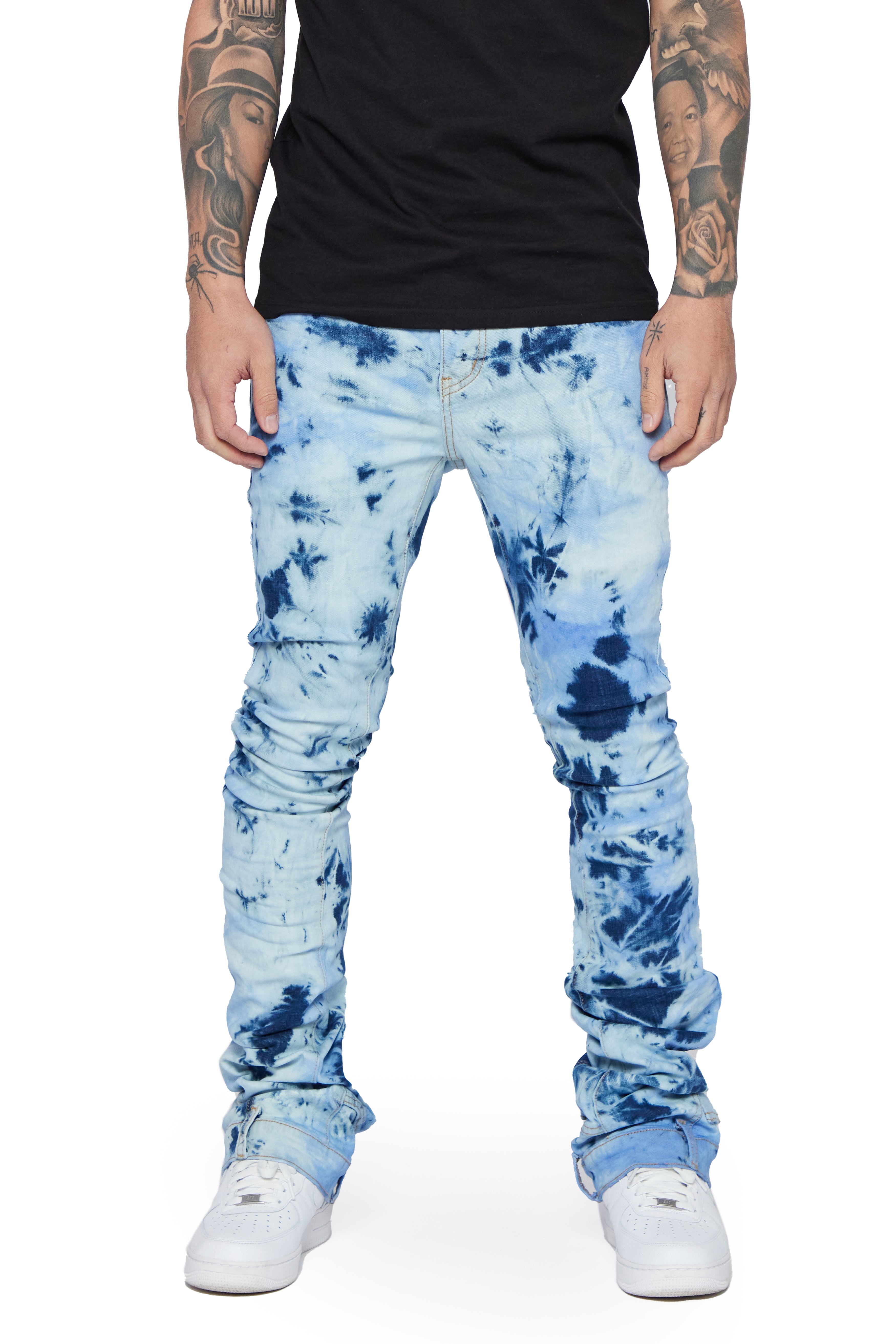 ESNTL LAB STACKED "AIRGLO" BLUE