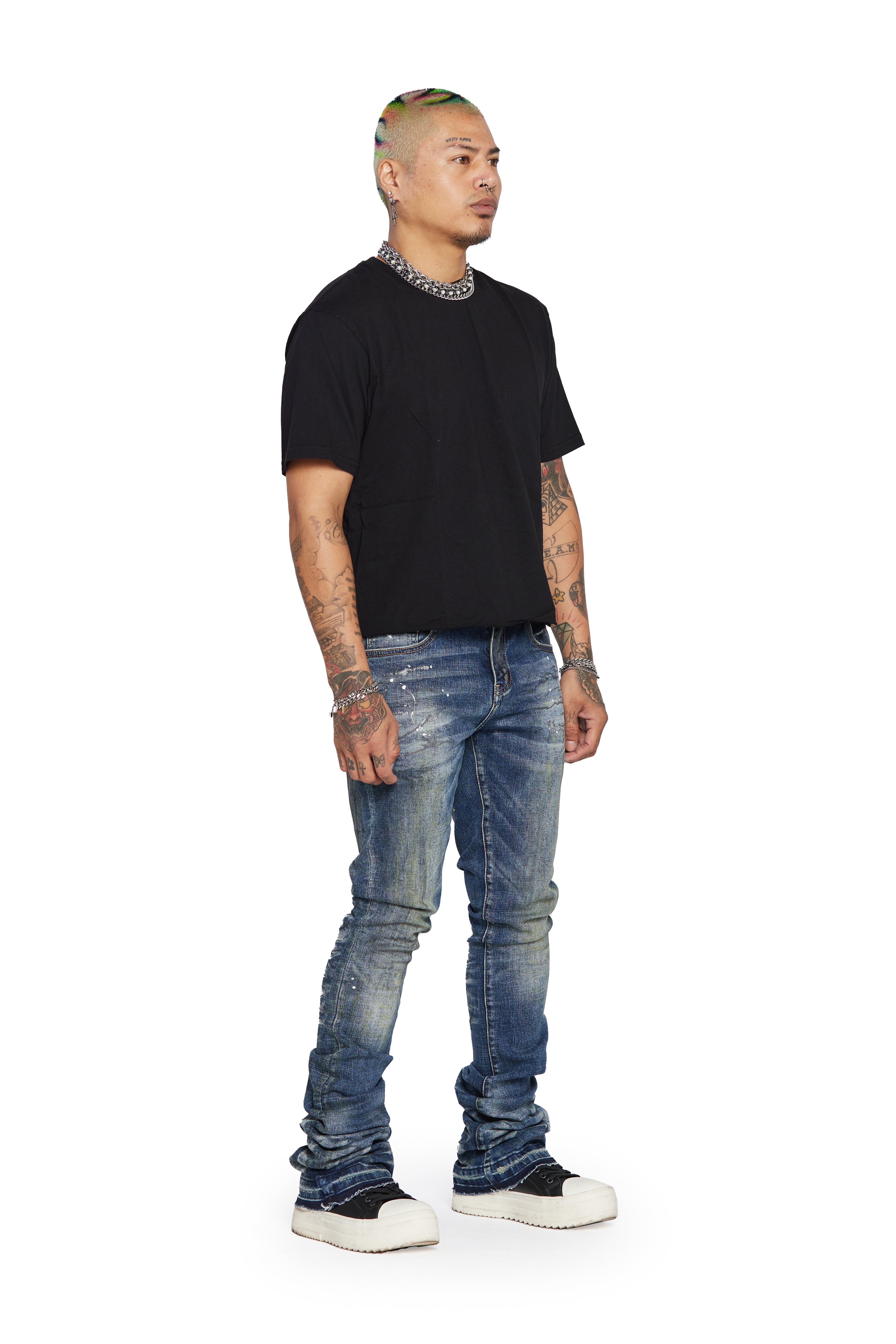 ESNTL LAB STACKED "MR. ESNTL" LT. VINTAGE