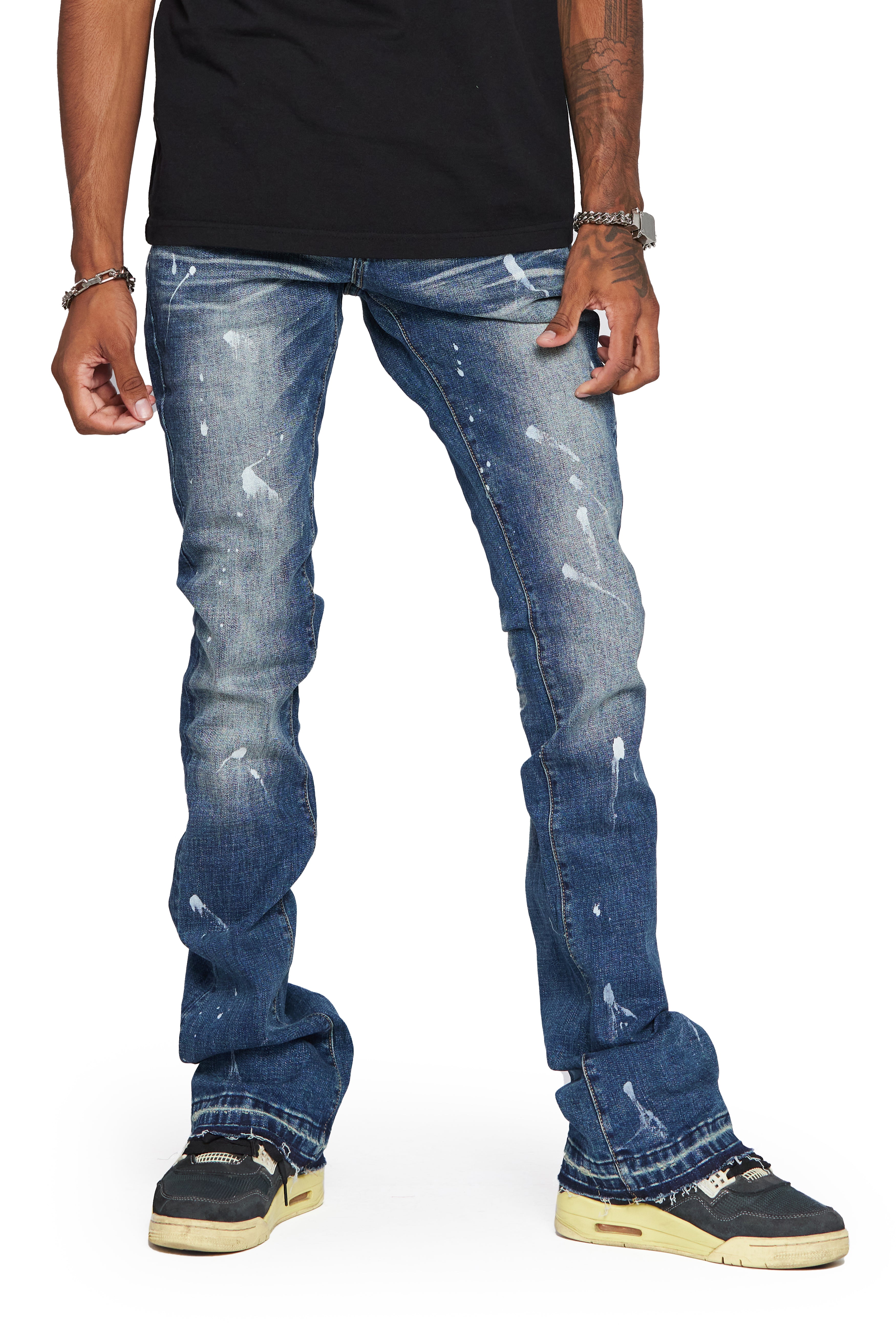 ESNTL LAB STACKED "MR. ESNTL" LT. WASHED