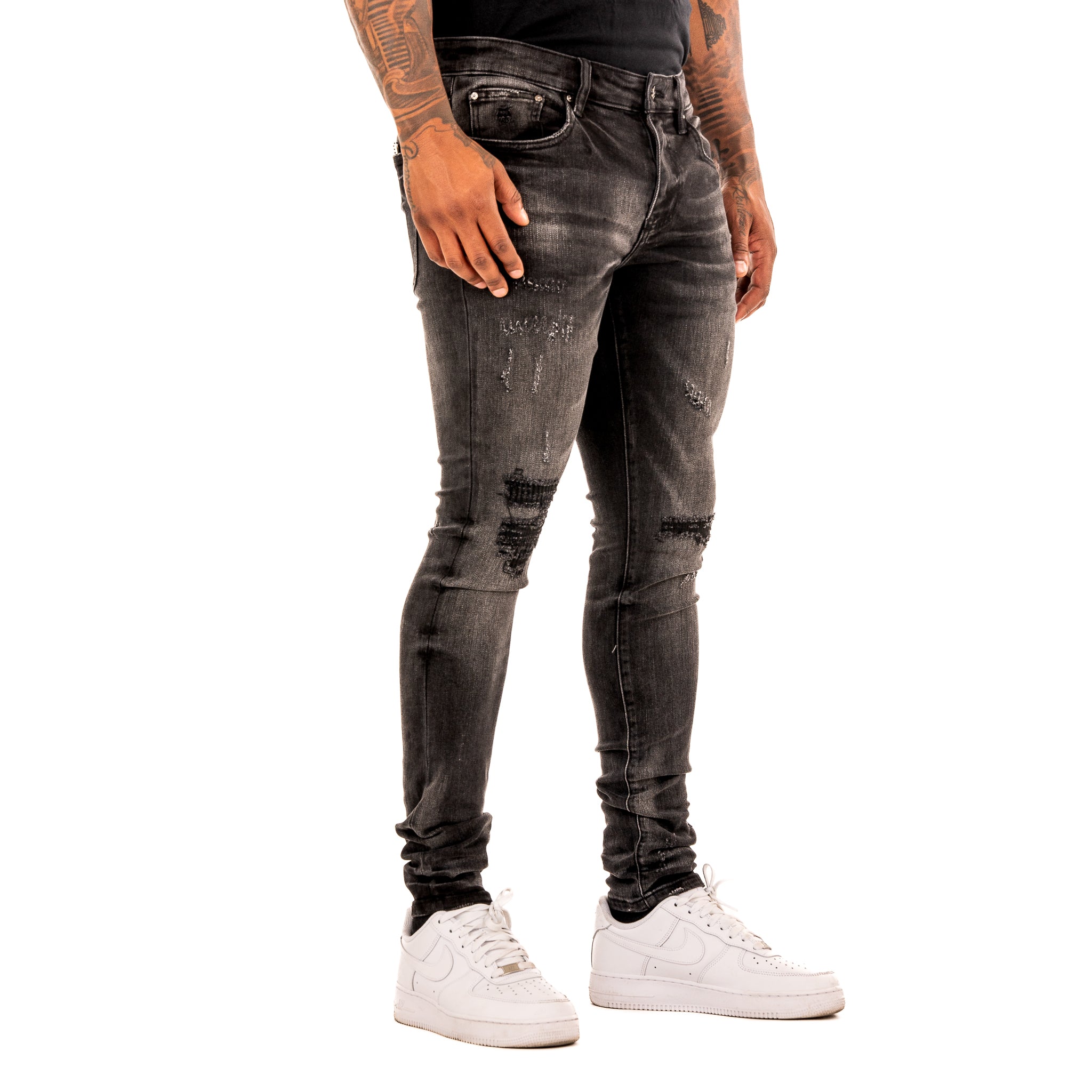 ESNTL LAB JEANS "DISTINCT" GREY