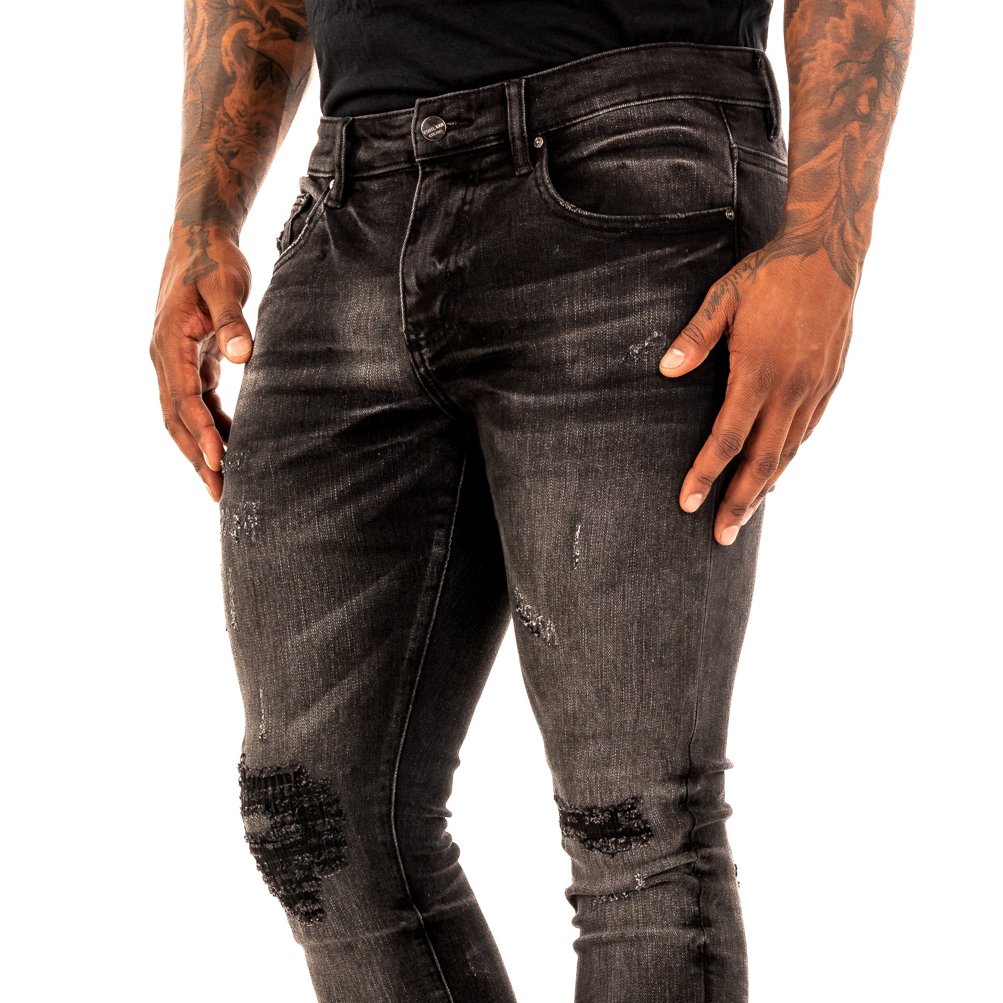 ESNTL LAB JEANS "DISTINCT" GREY