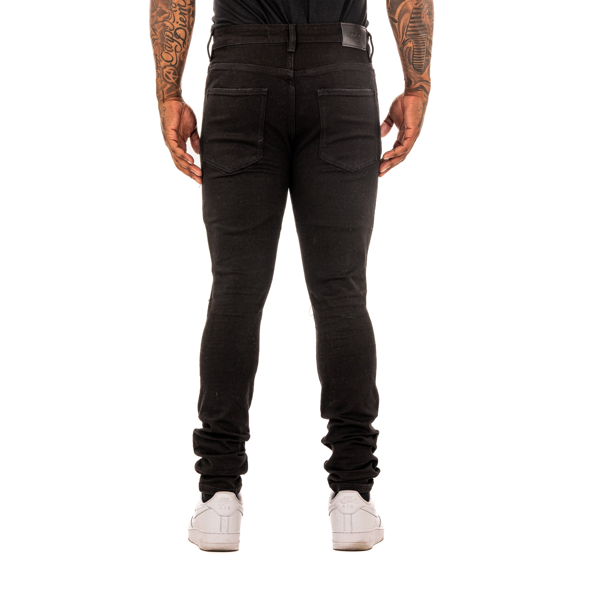 ESNTL LAB JEANS "DISTINCT" JET BLACK