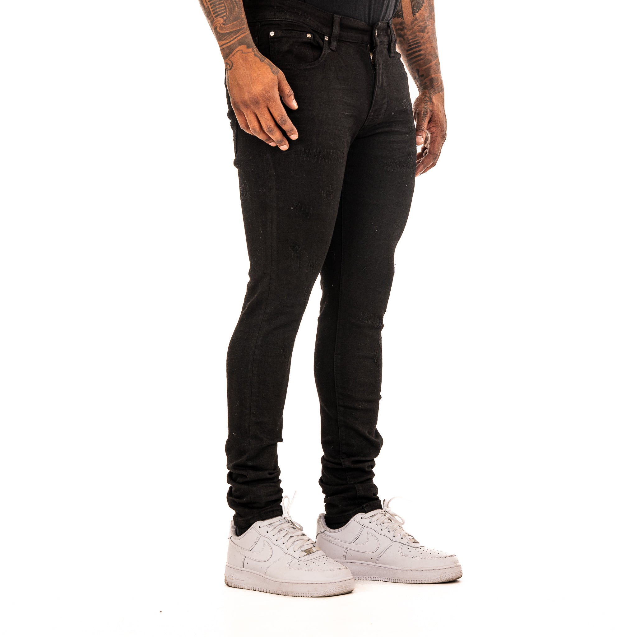 ESNTL LAB JEANS "ALPHA" MATTE BLACK