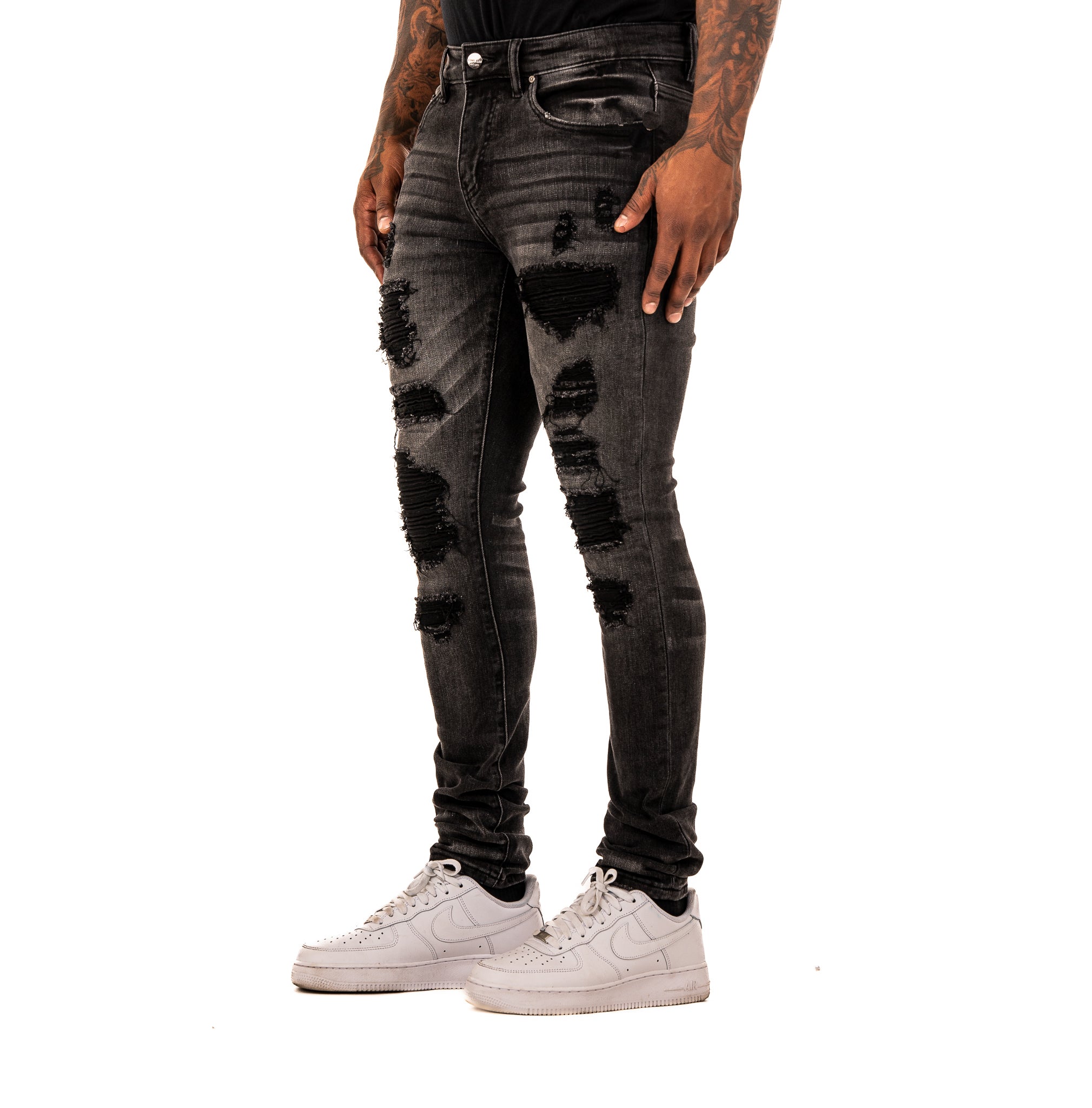 ESNTL LAB JEANS "DISTINCT" GREY