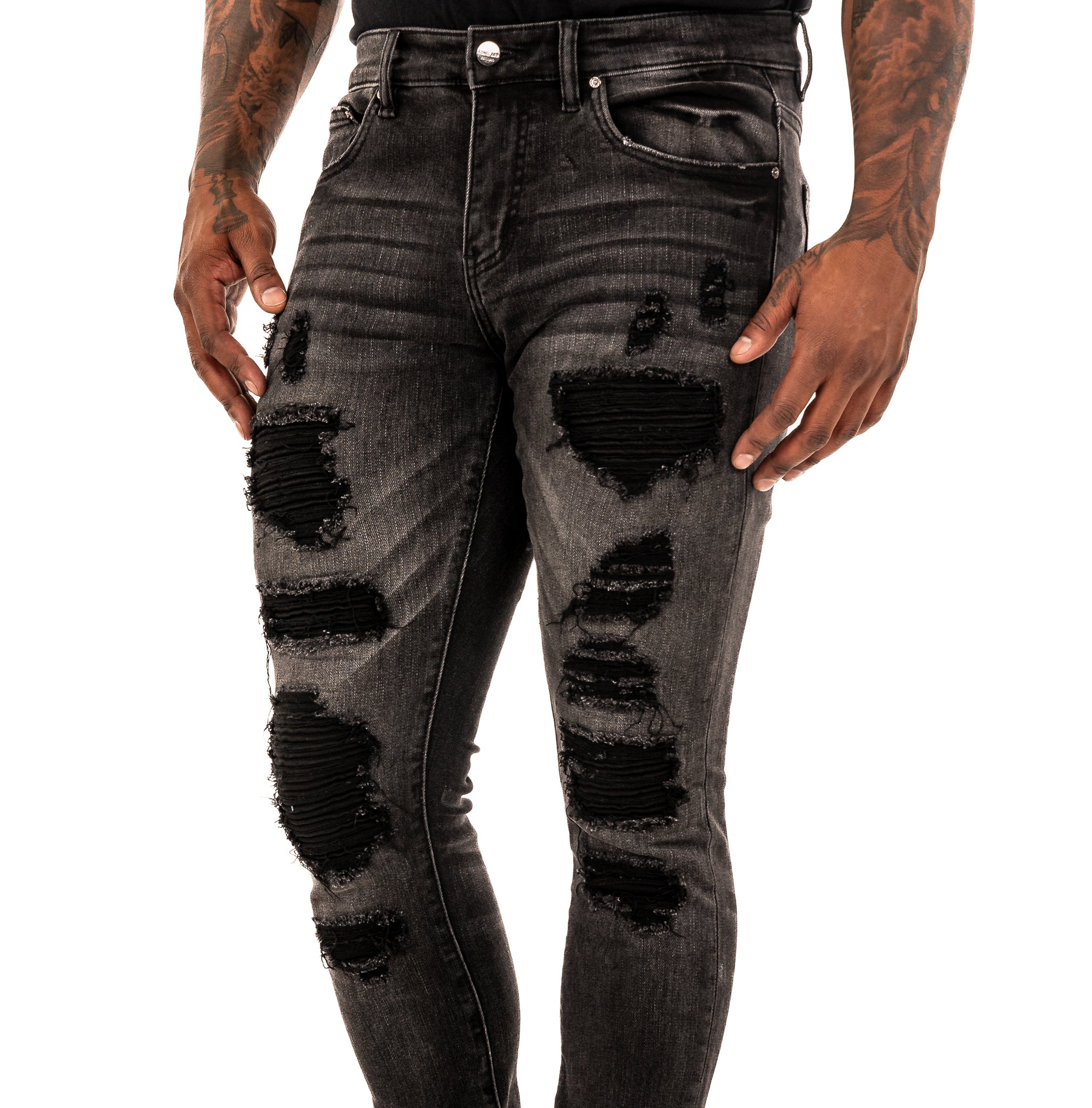 ESNTL LAB JEANS "DISTINCT" GREY