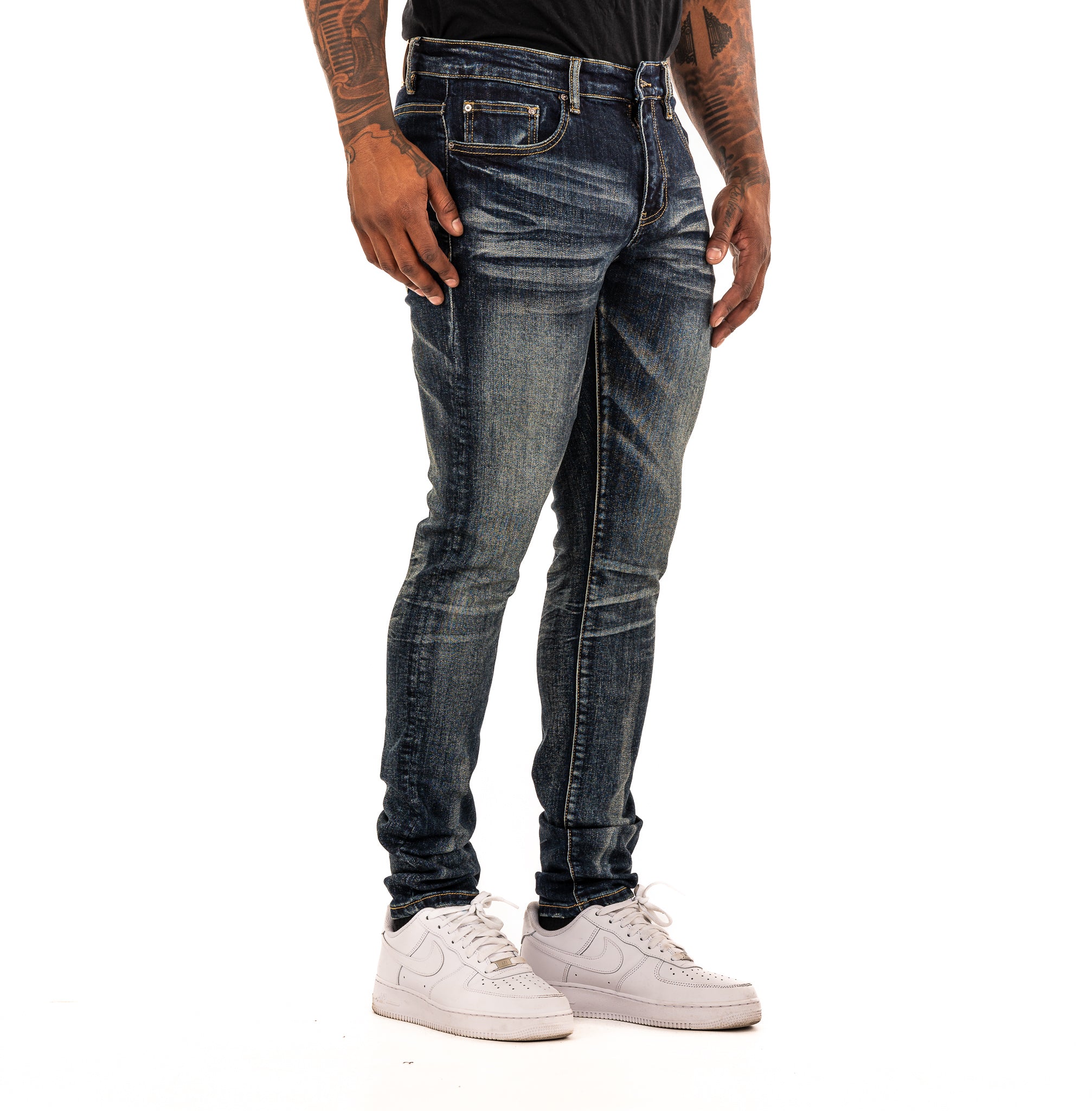 ESNTL LAB JEANS "COSMO" DARK BLUE