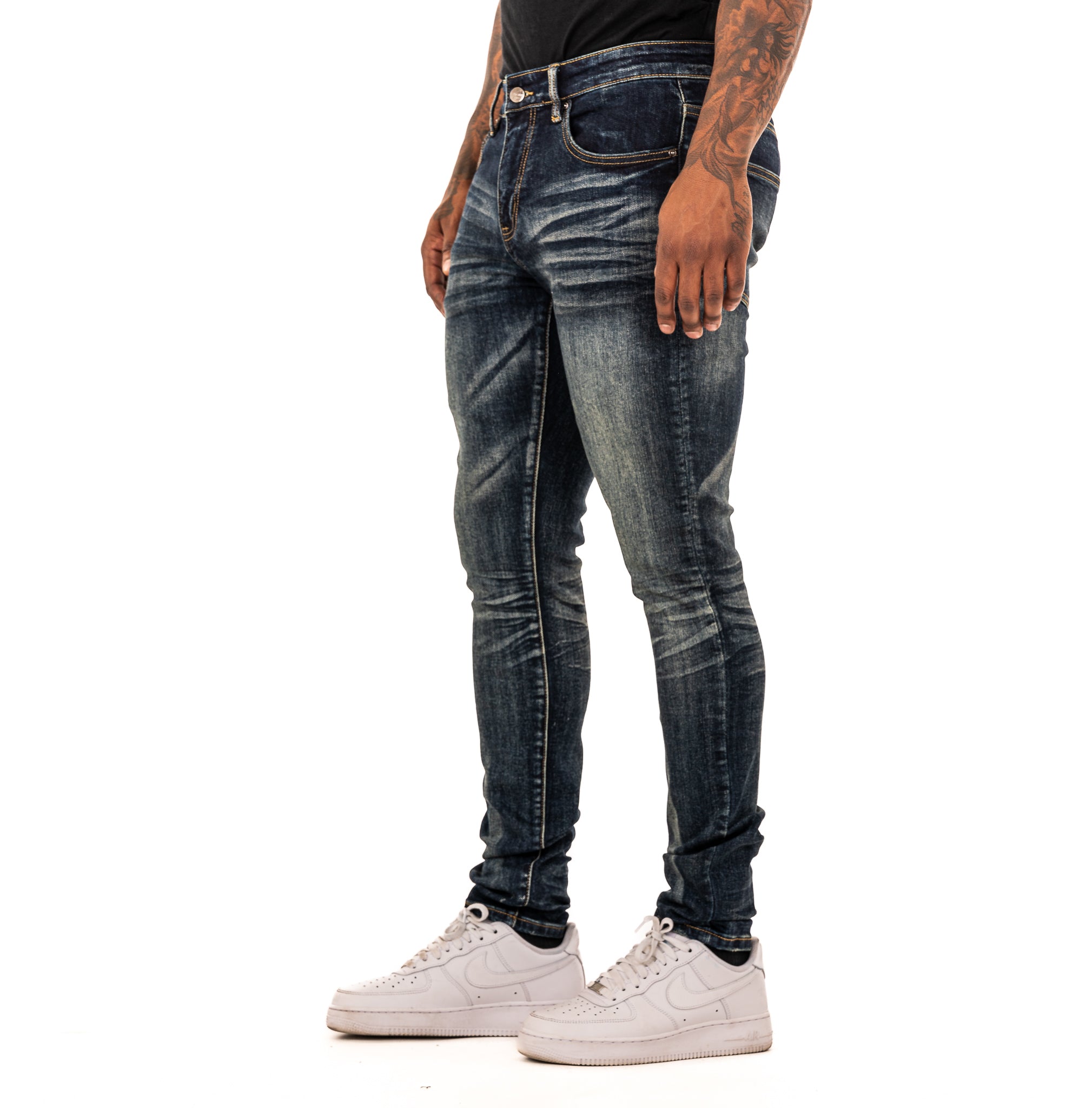 ESNTL LAB JEANS "COSMO" DARK BLUE
