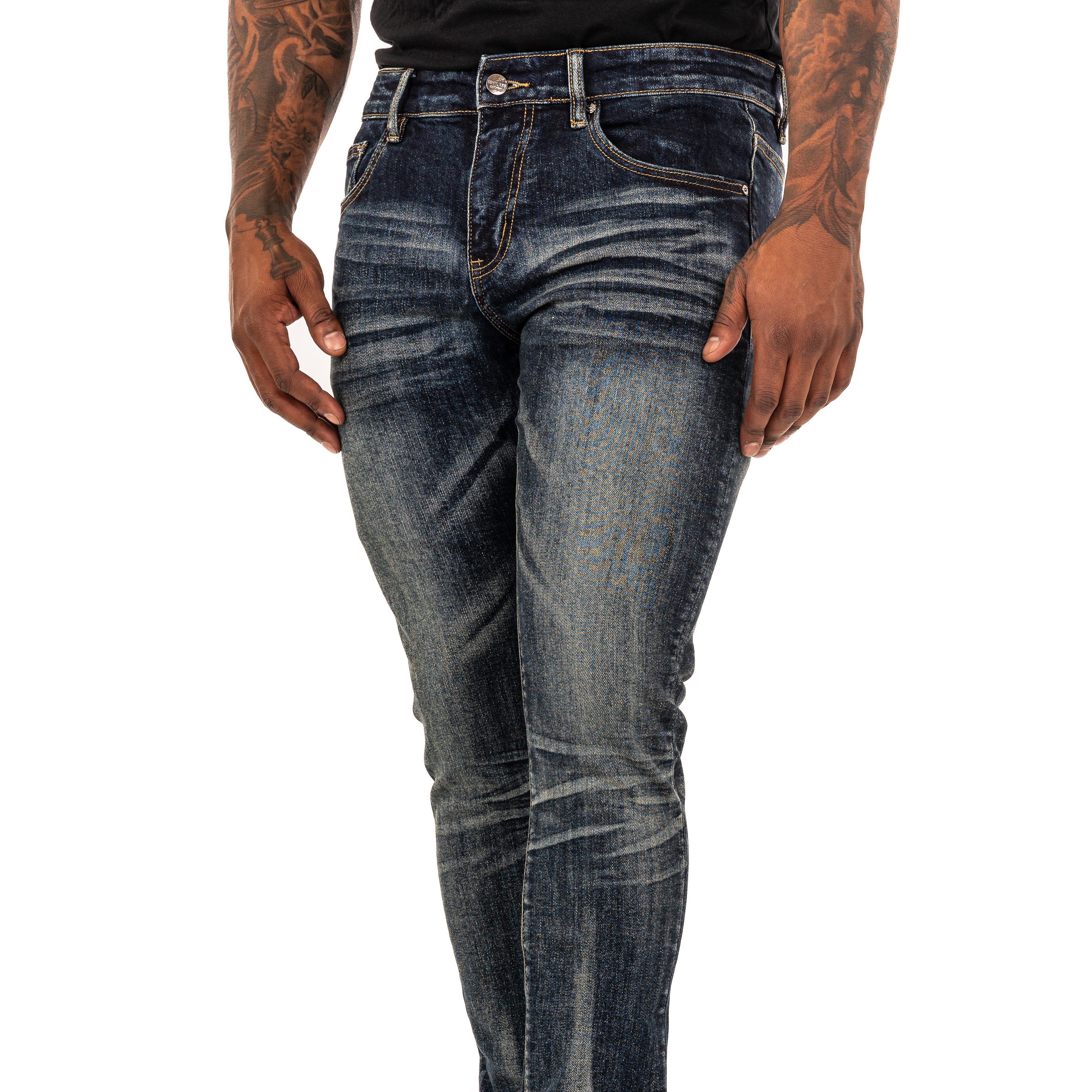 ESNTL LAB JEANS "COSMO" DARK BLUE