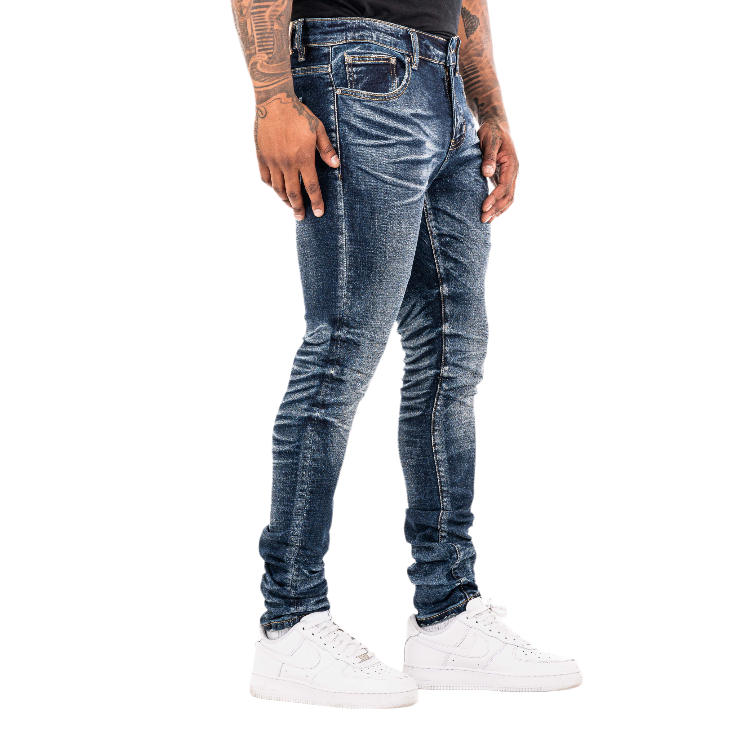 ESNTL LAB JEANS "SALIENT" DK BLUE