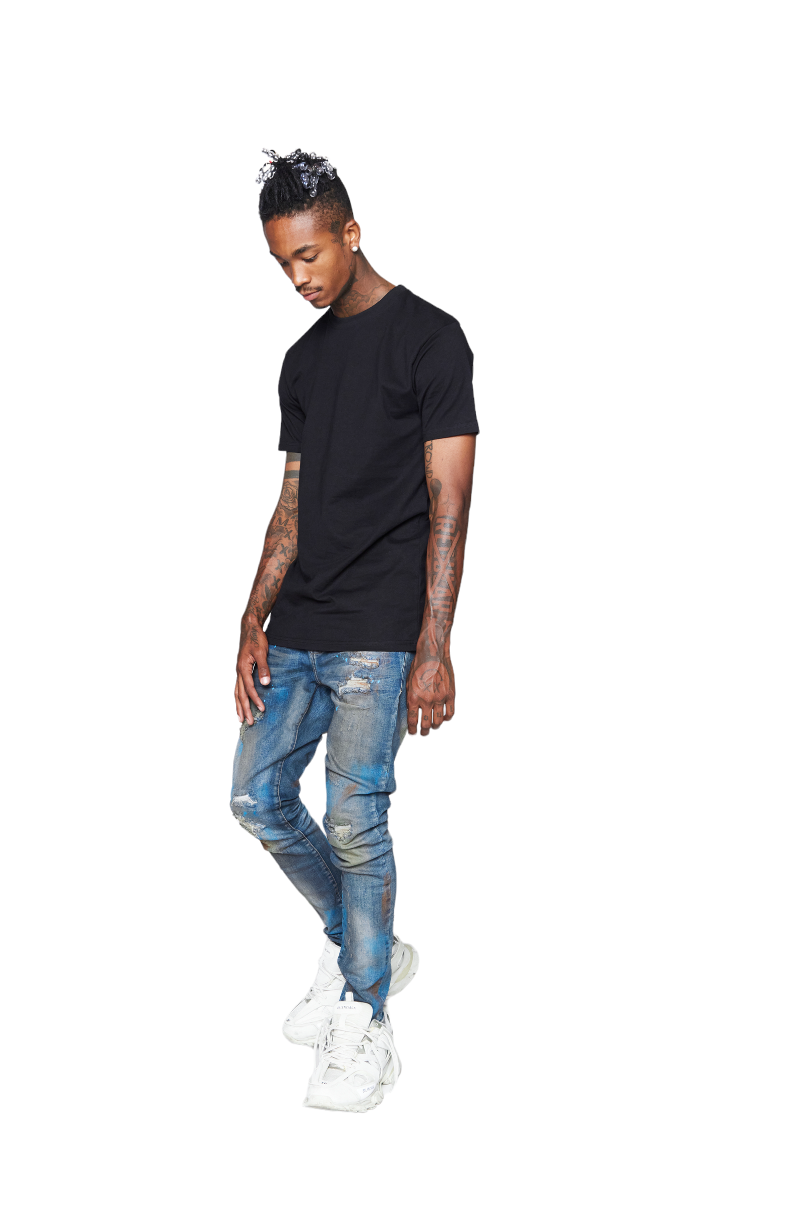 ESNTL LAB JEANS "HAZARD" BRONZE WASH