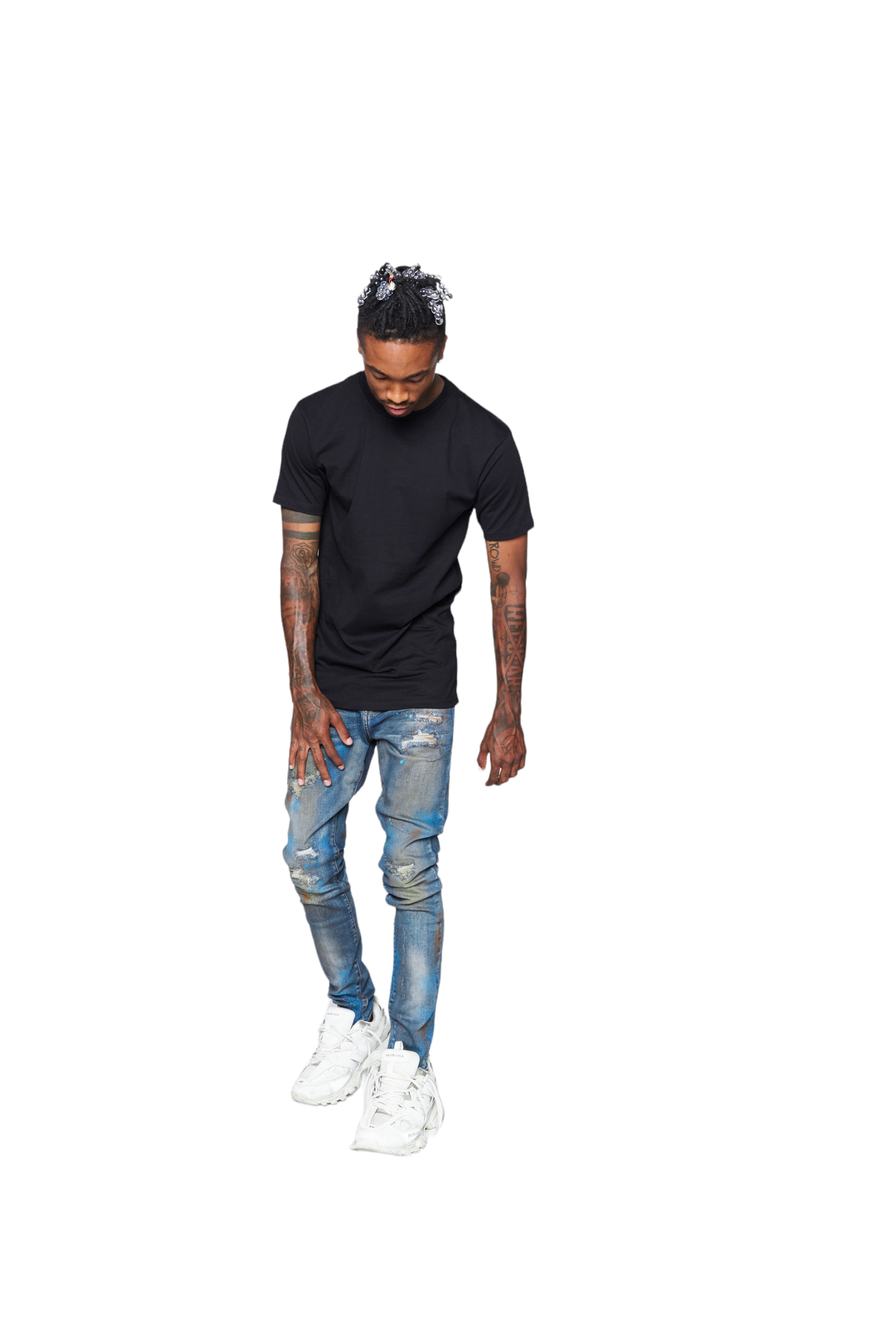 ESNTL LAB JEANS "HAZARD" BRONZE WASH