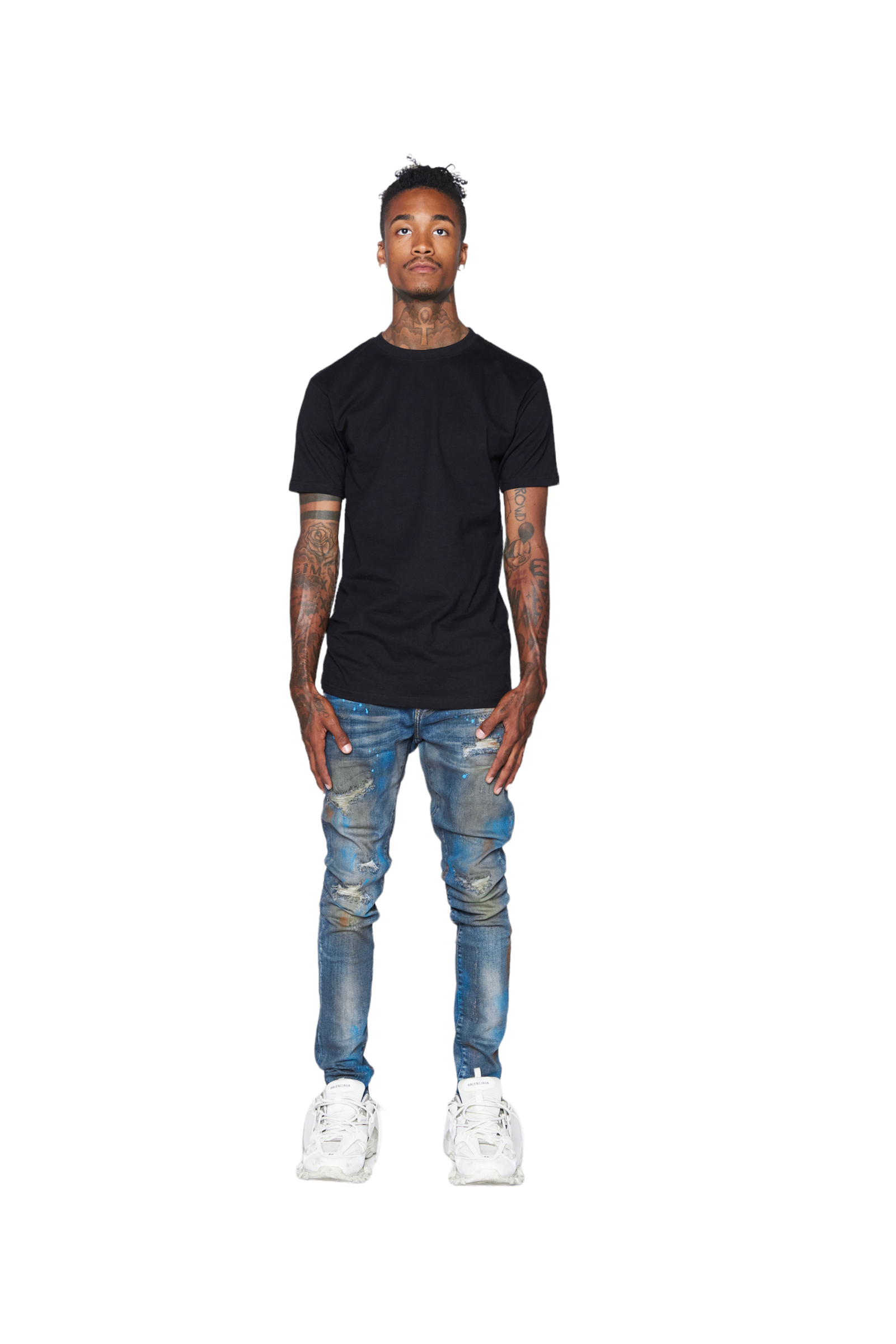 ESNTL LAB JEANS "HAZARD" BRONZE WASH