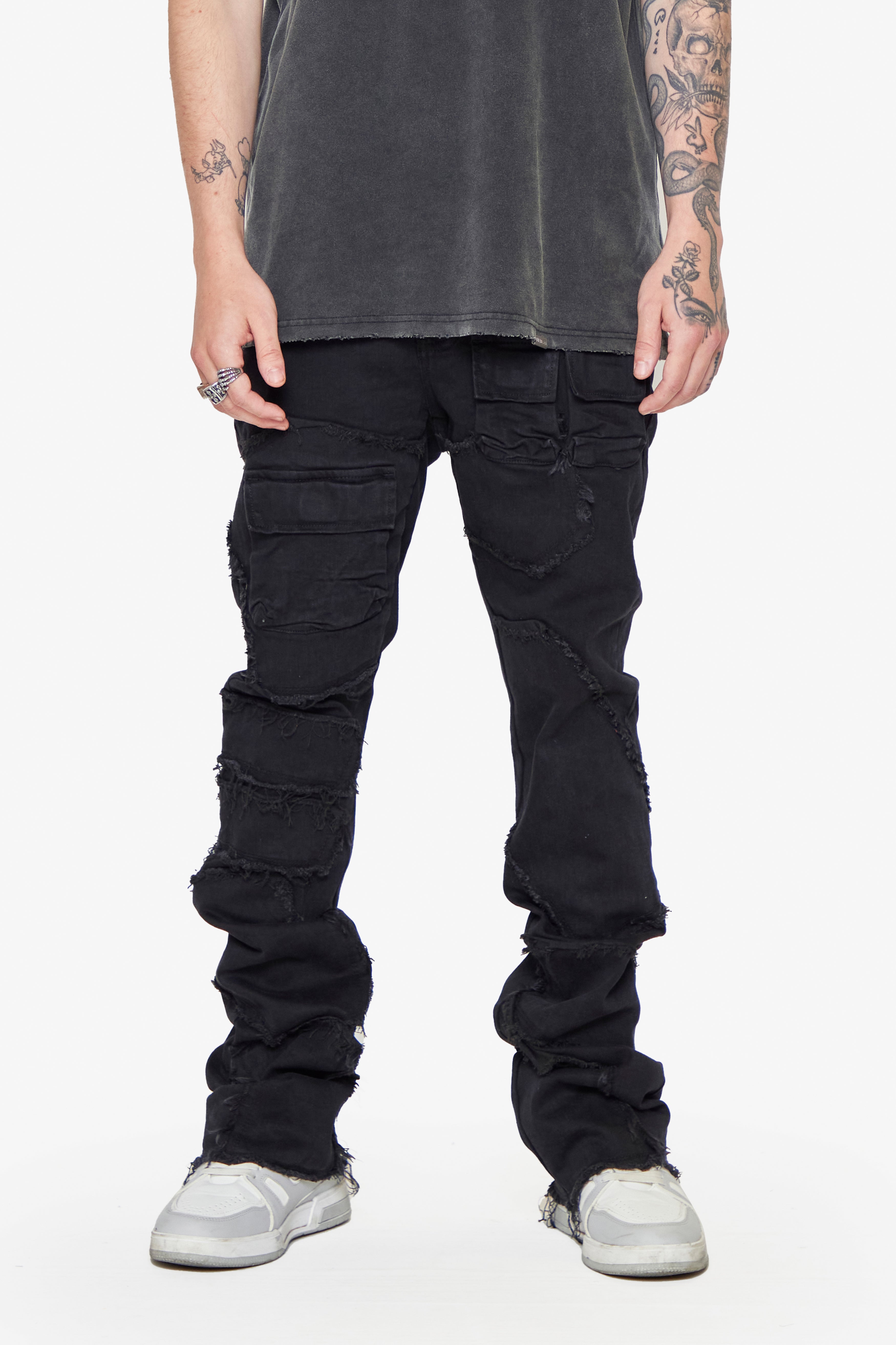 ESNTL LAB JEANS "REAPER" BLACK