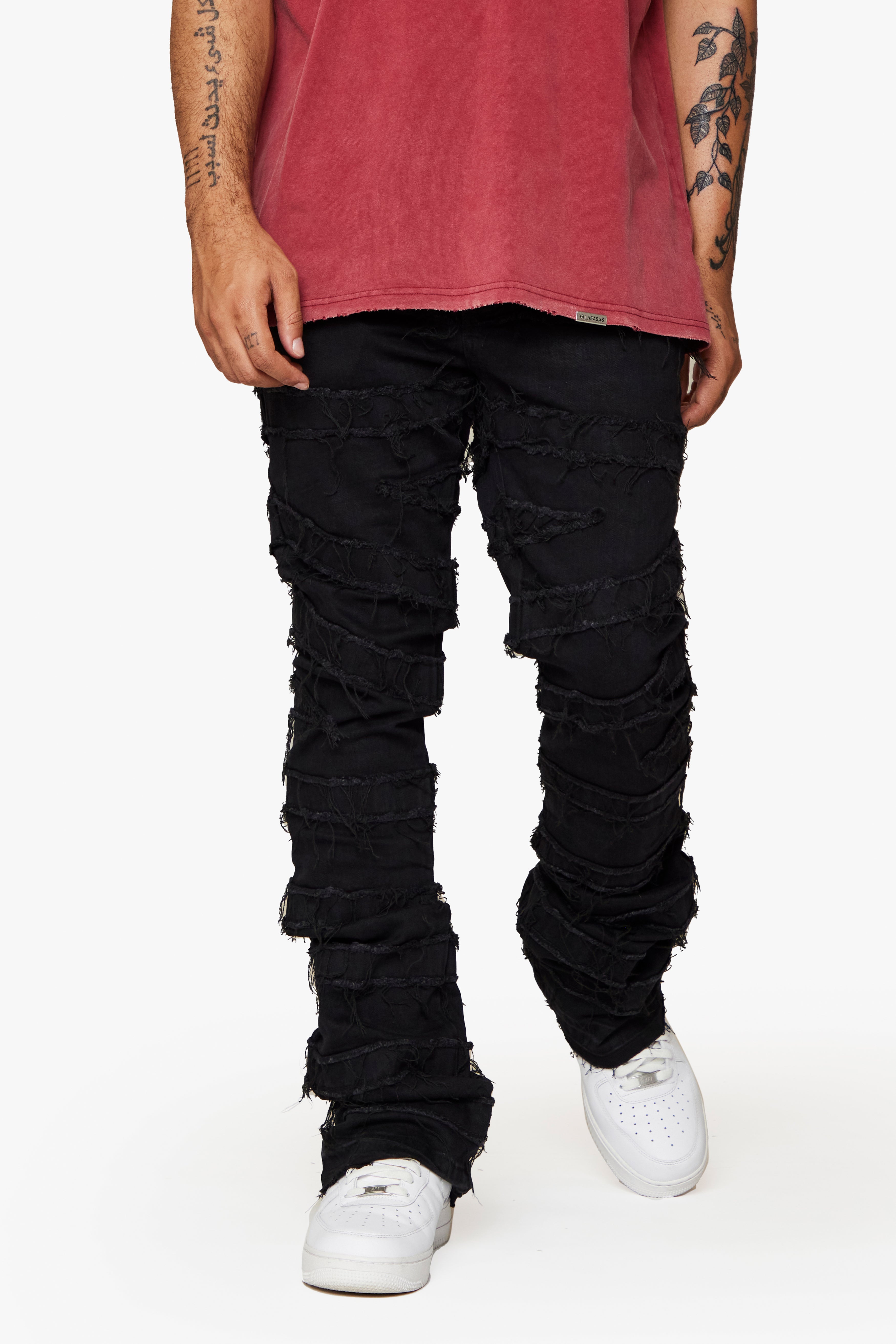 ESNTL LAB JEANS "ROGAN" BLACK