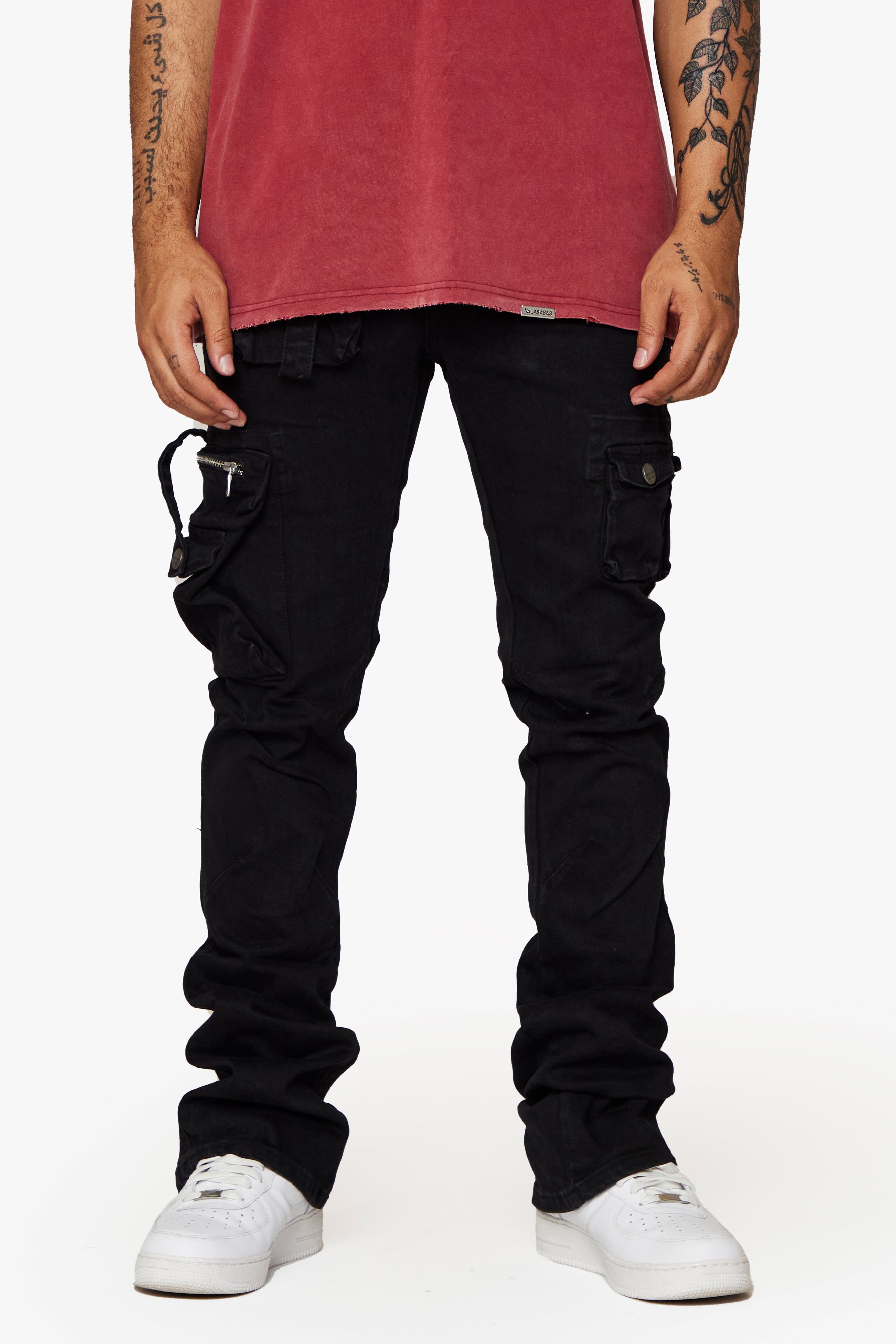 ESNTL LAB JEANS "ODIN" BLACK