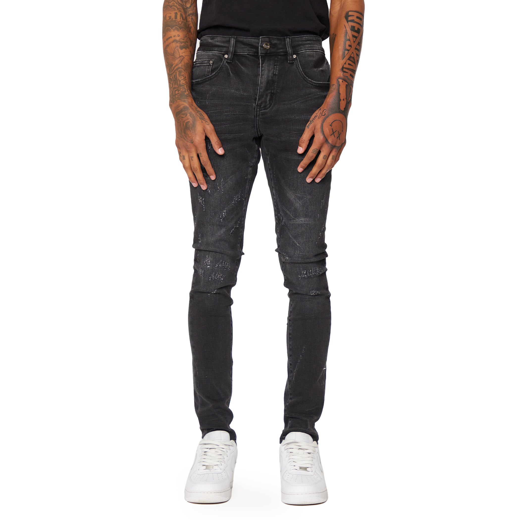 ESNTL LAB JEANS "GALAXY" WASHED BLACK