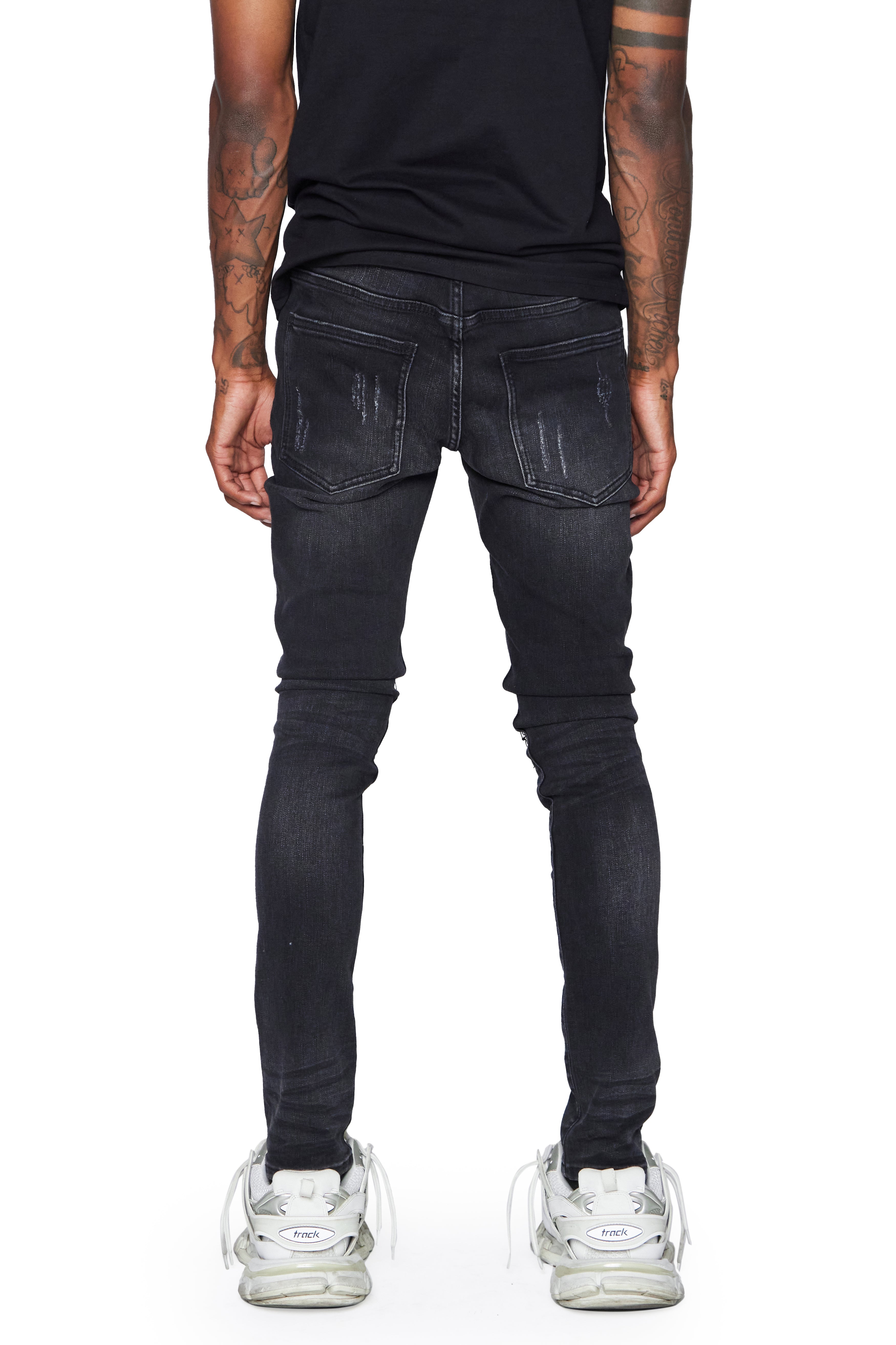 ESNTL LAB JEANS "HYDRO" BLACK GREY