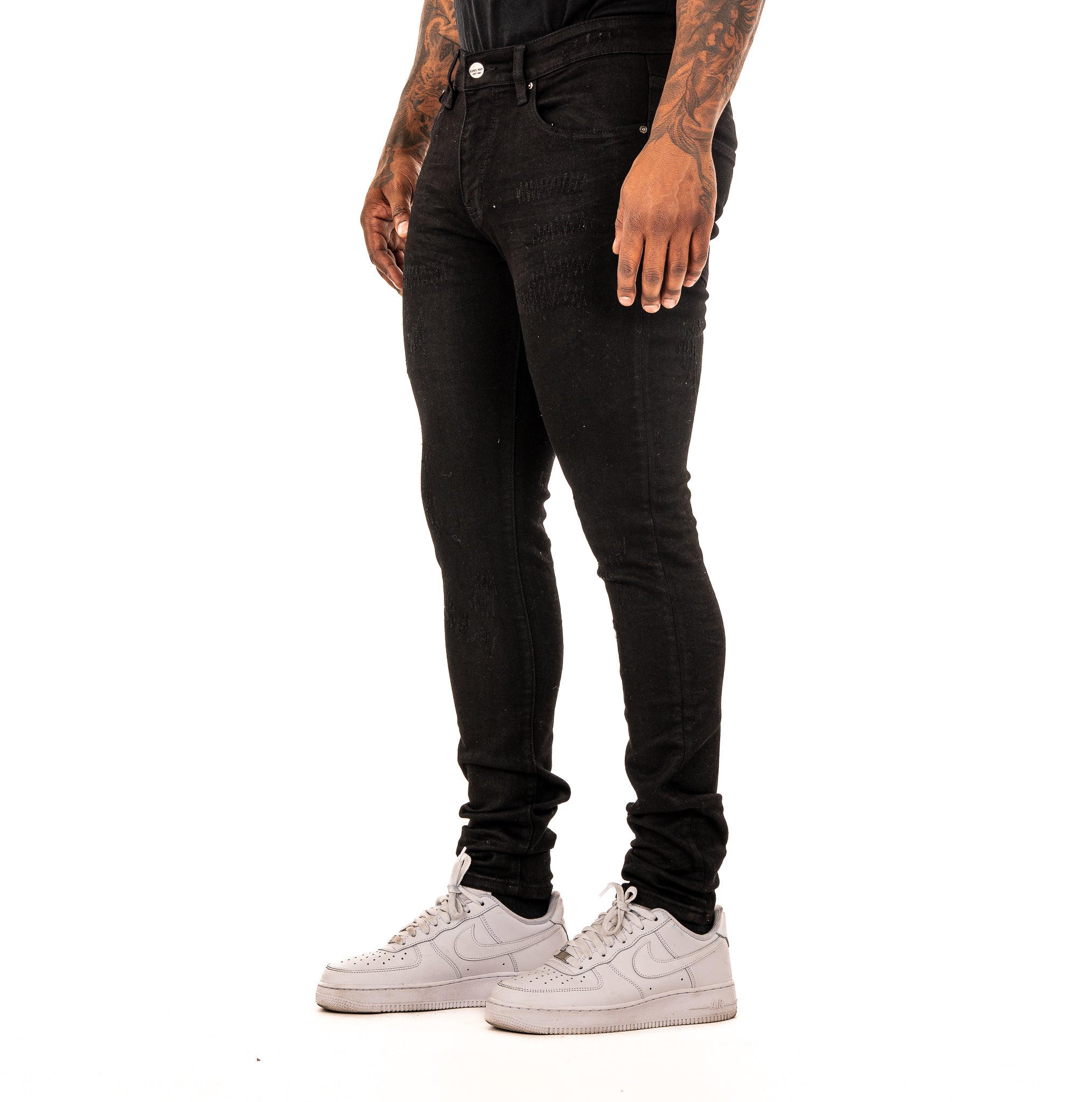 ESNTL LAB JEANS "ALPHA" MATTE BLACK